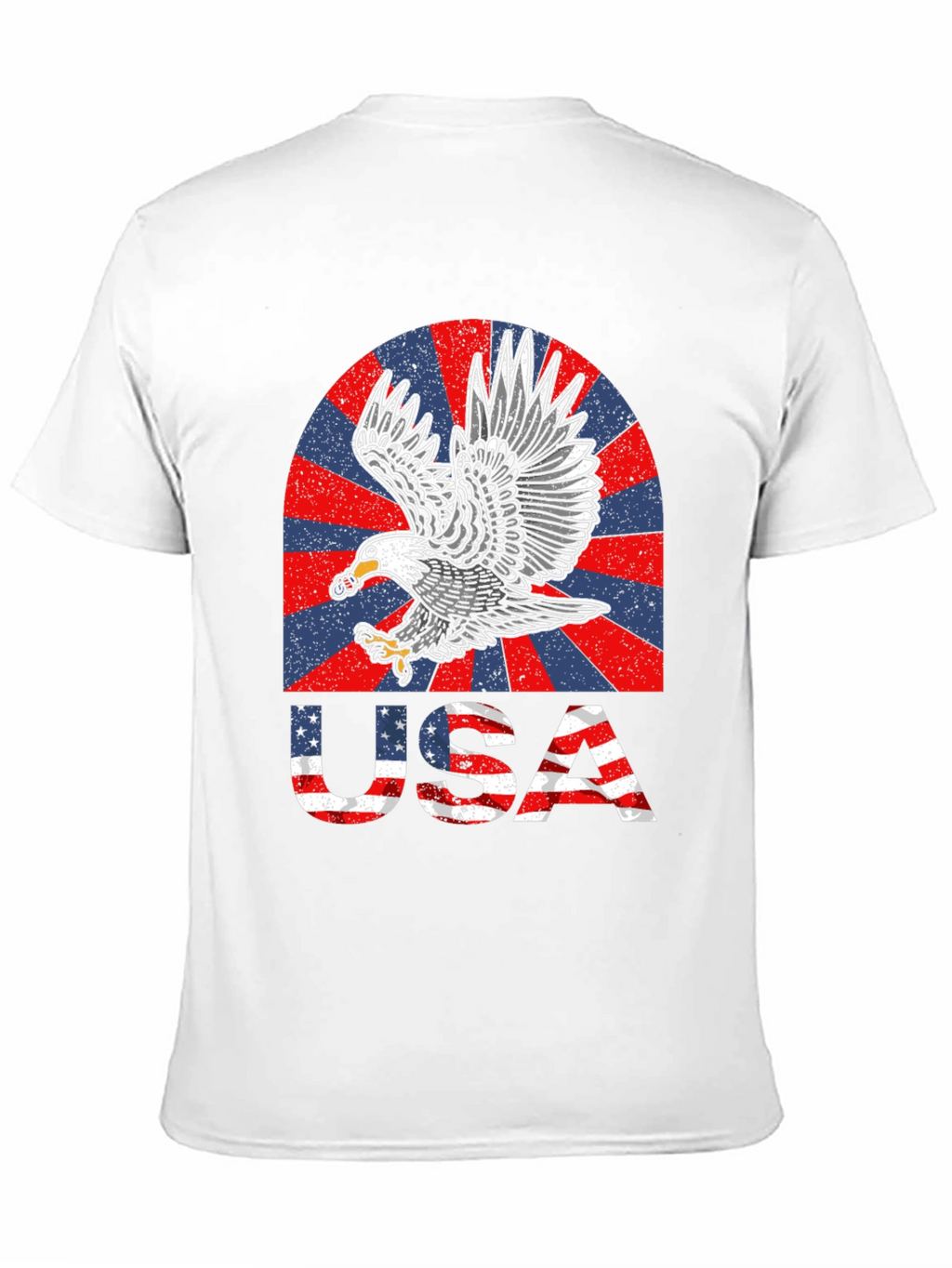 USA Eagle Graphic T-Shirt - Patriotic Pride