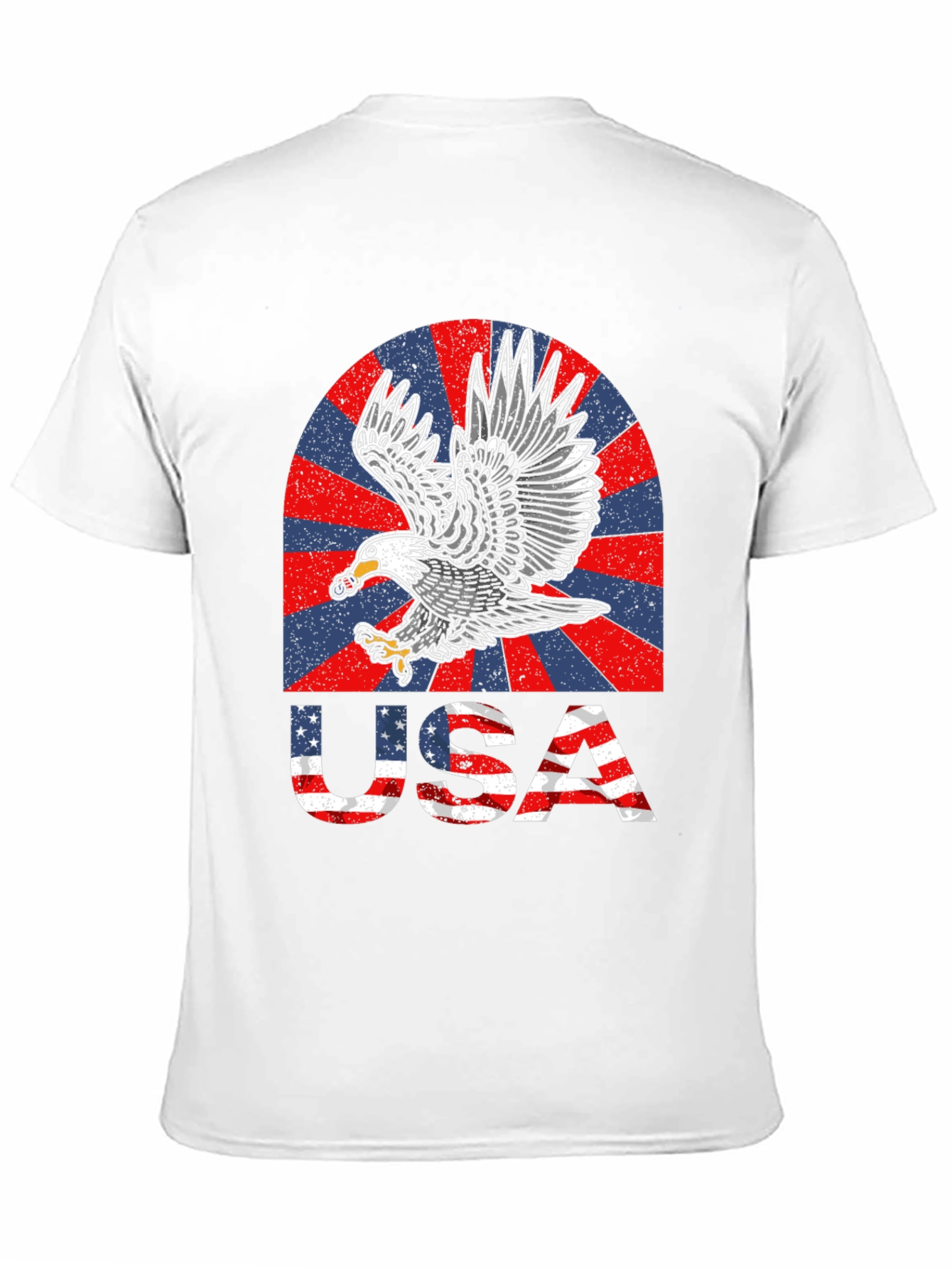 USA Eagle Graphic T-Shirt - Patriotic Pride