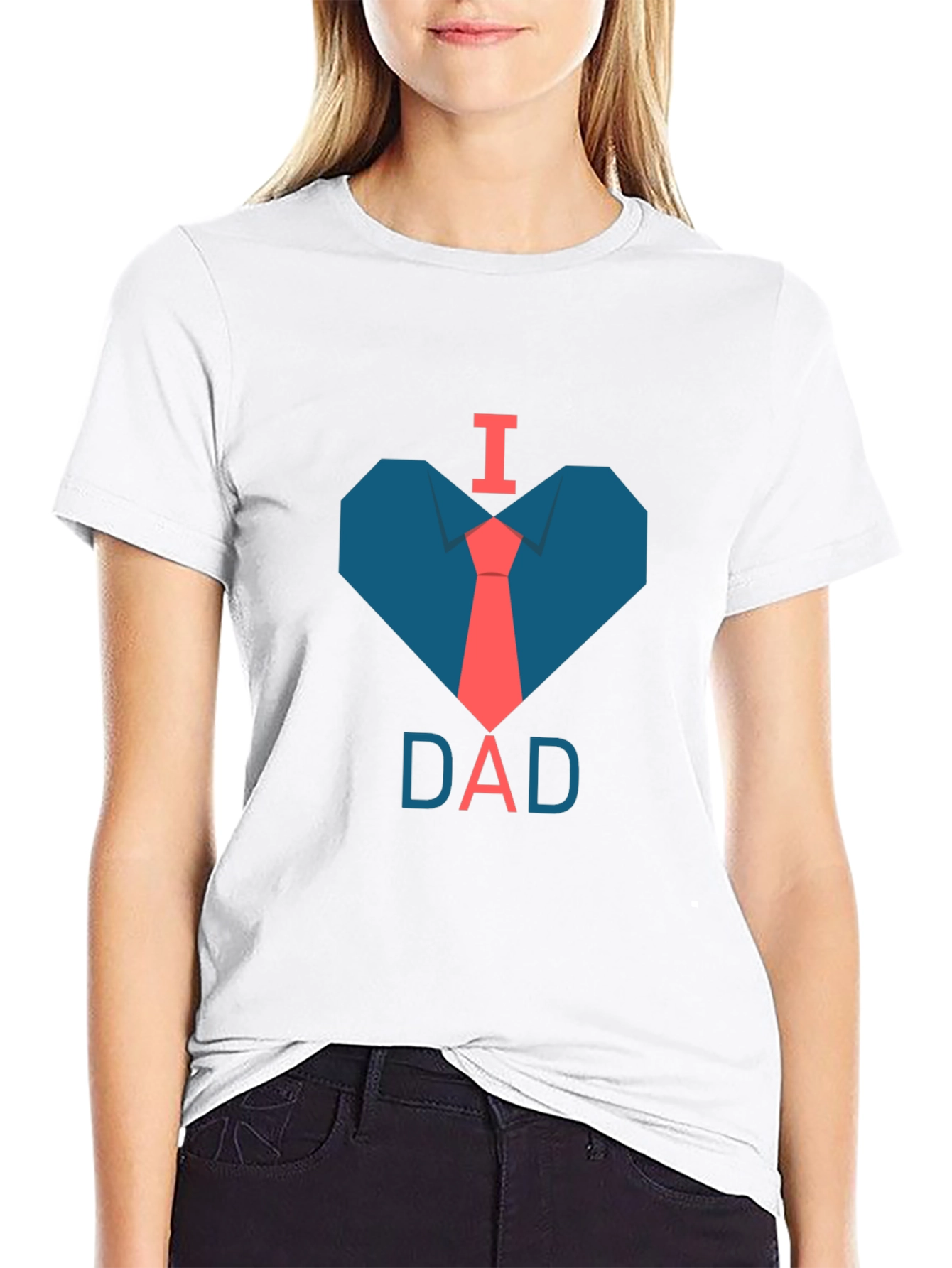 I Love Dad T-Shirt: Stylish Fathers Day Gift