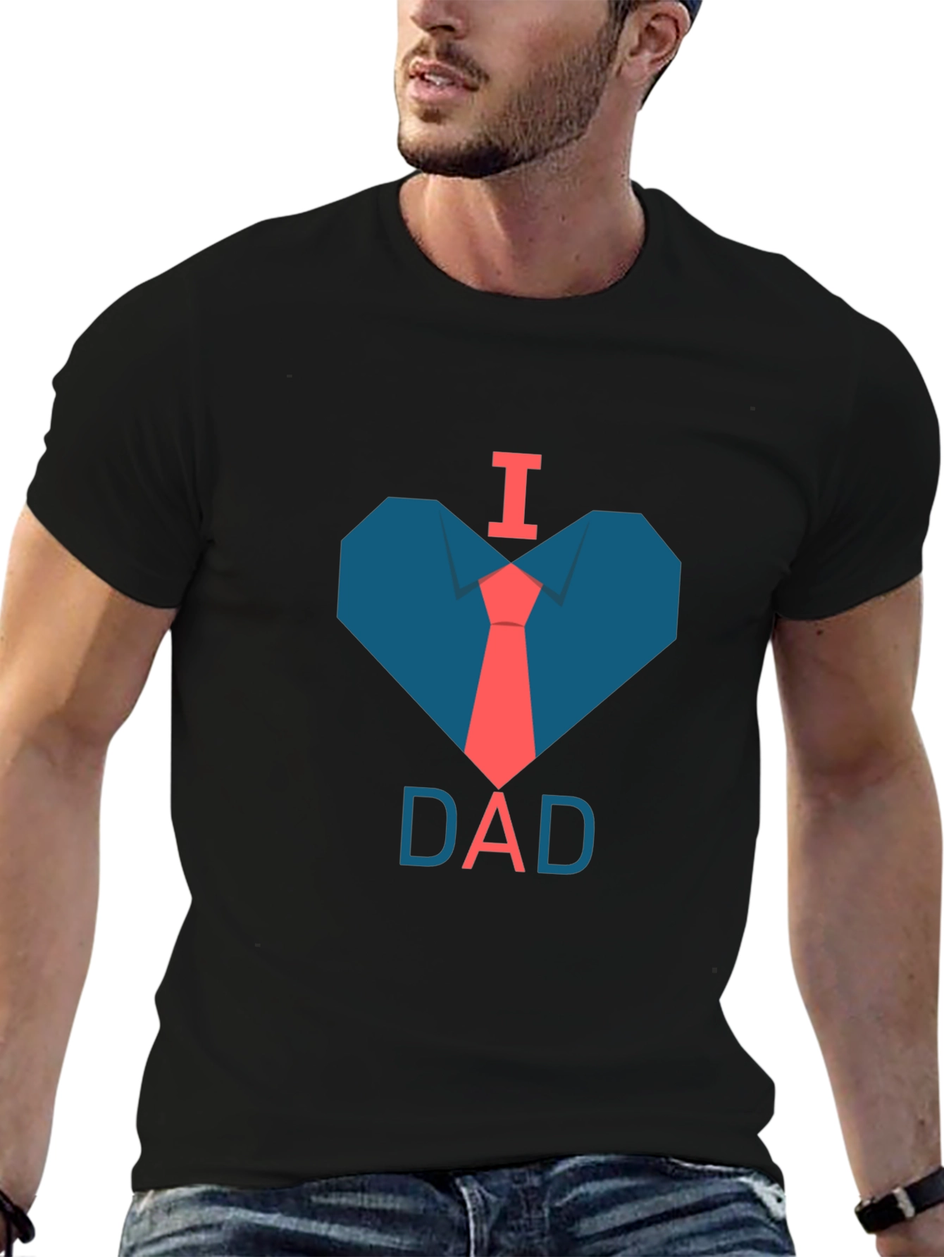 I Love Dad T-Shirt: Stylish Fathers Day Gift