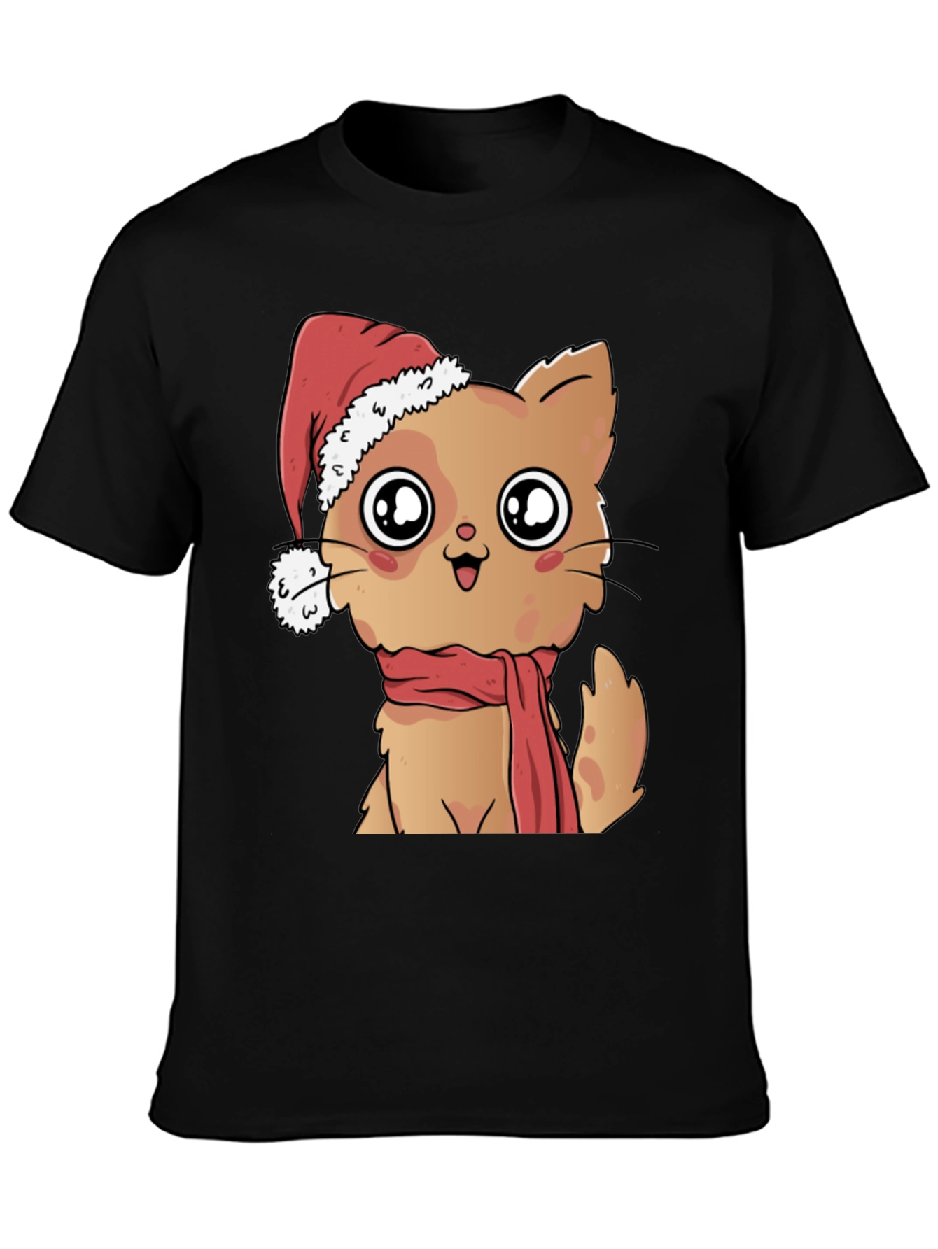 Cute Cat Christmas T-Shirt