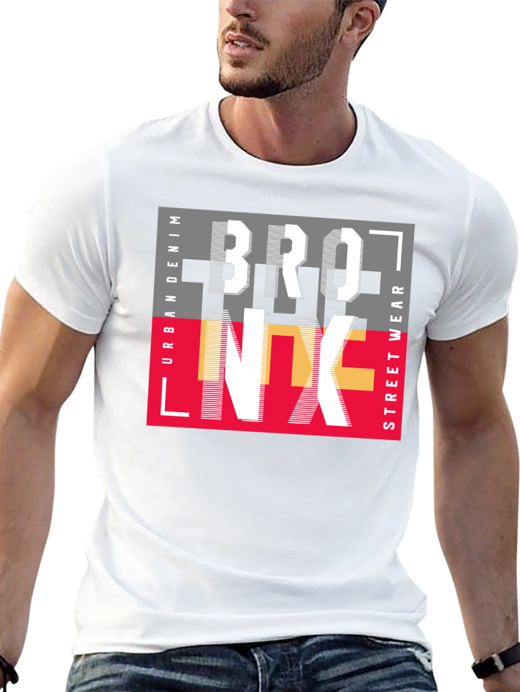 Bronx Urban Streetwear Graphic T-Shirt