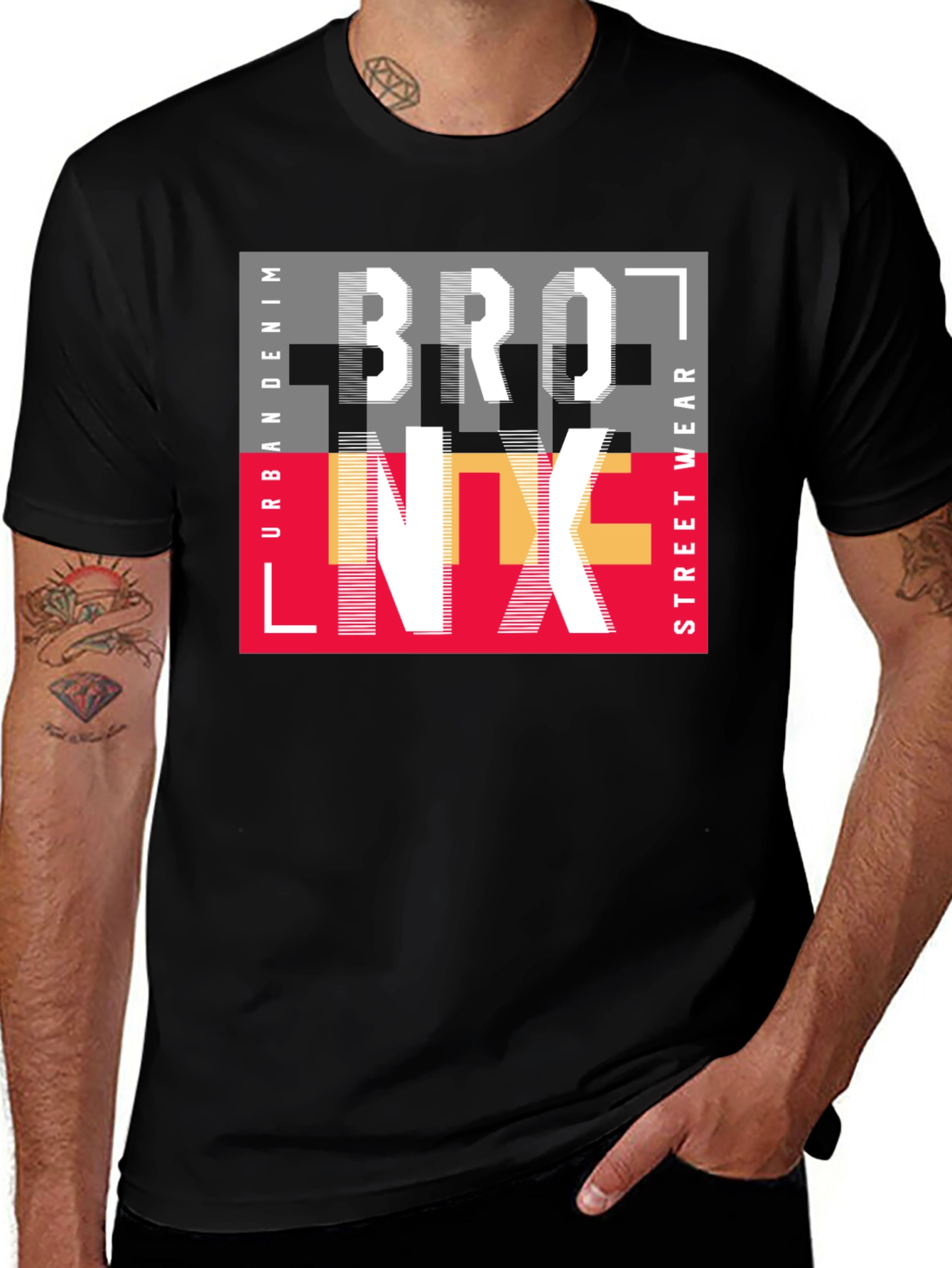 Bronx Urban Streetwear Graphic T-Shirt