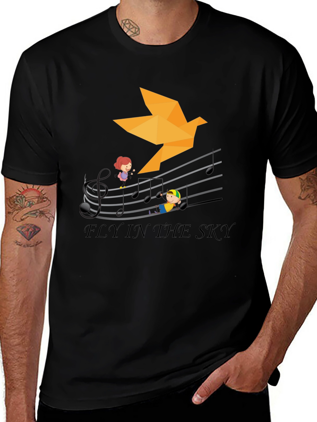 Fly In The Sky Graphic Tee