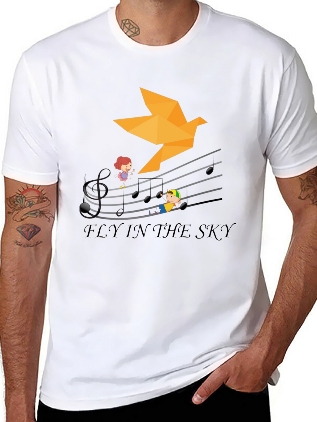 Fly In The Sky Graphic Tee