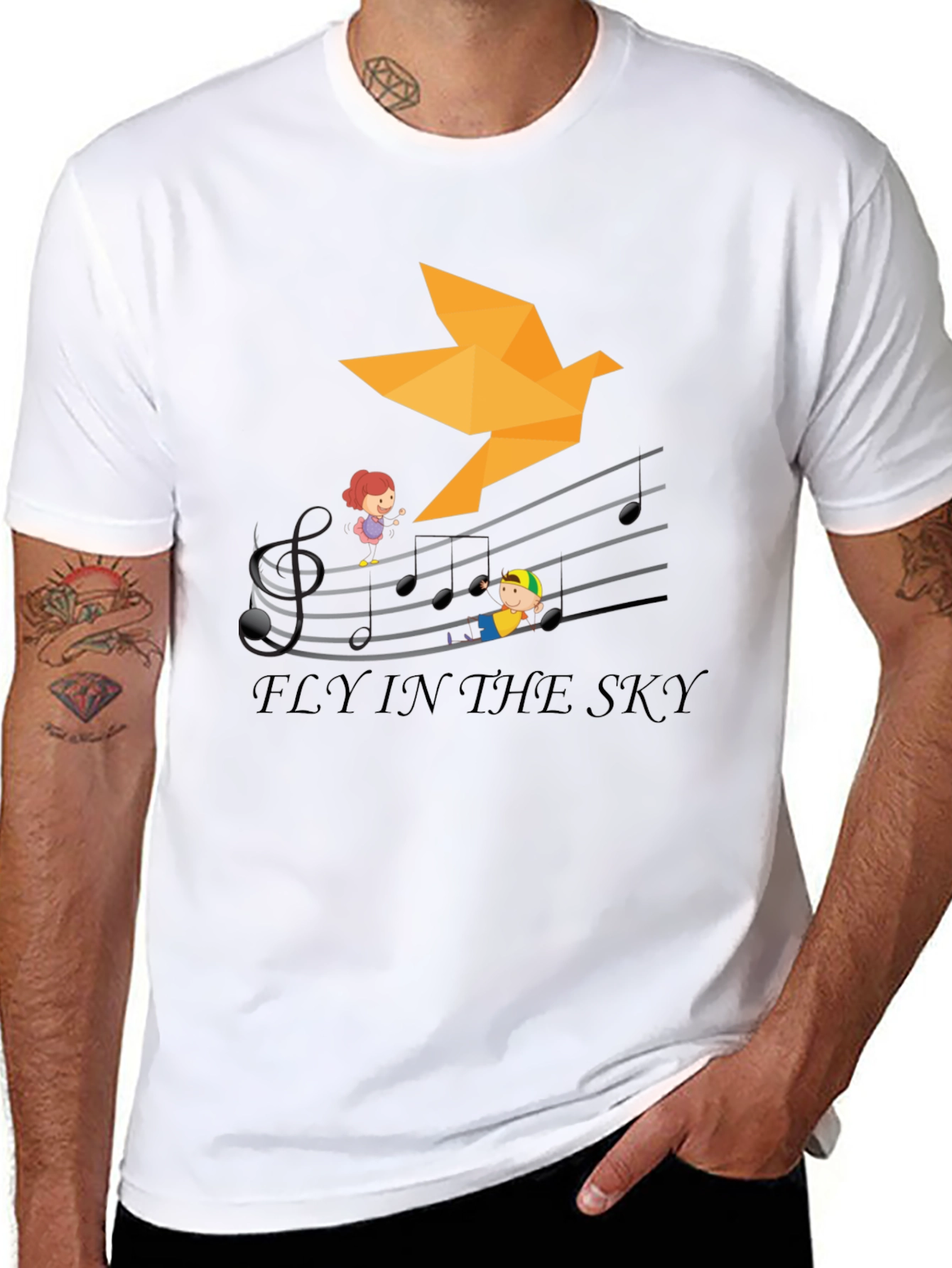 Fly In The Sky Graphic Tee