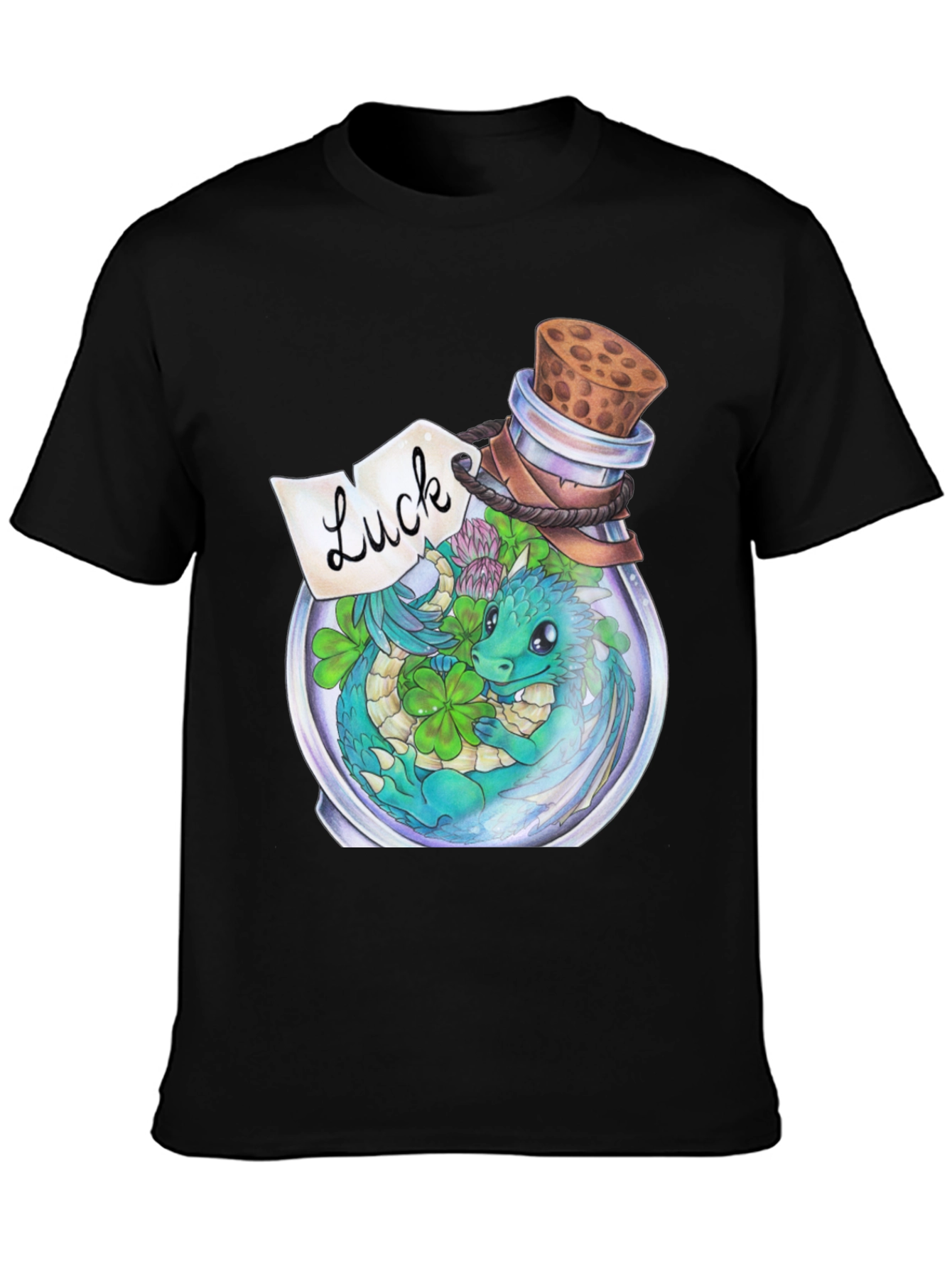 Lucky Dragon Bottle Graphic Tee