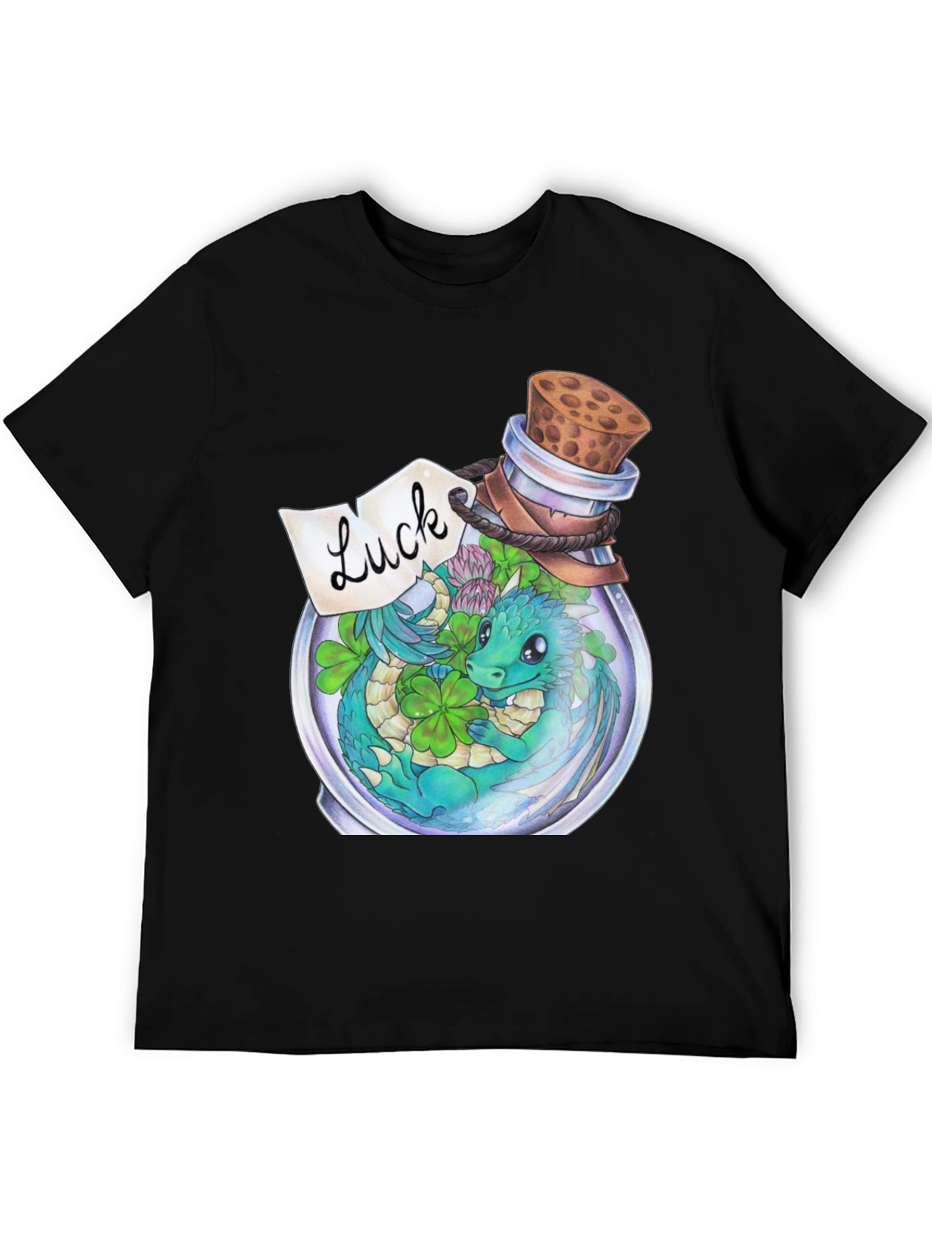 Lucky Dragon Bottle Graphic Tee