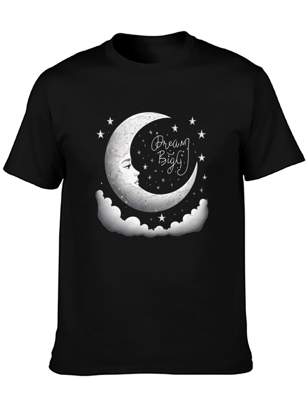 Dream Big Graphic Tee - Black