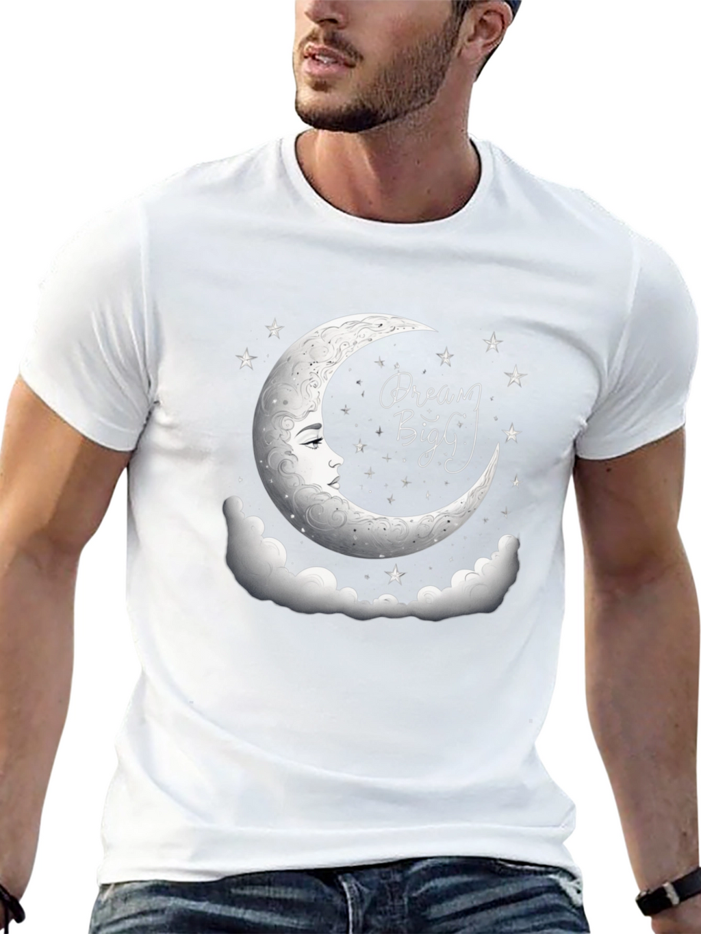 Dream Big Graphic Tee - Black