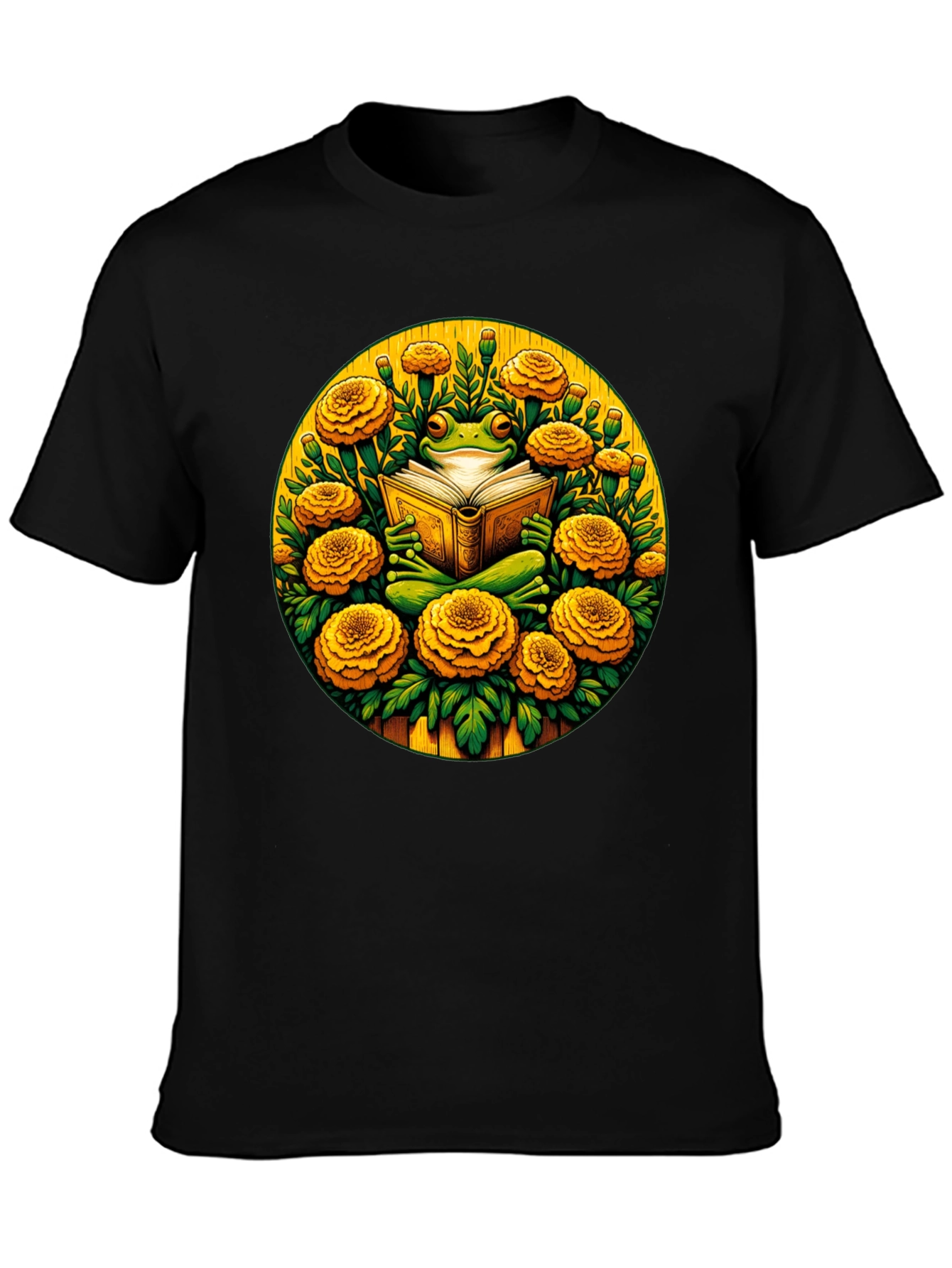 Frog Reader Graphic Tee - Bookworm T-Shirt