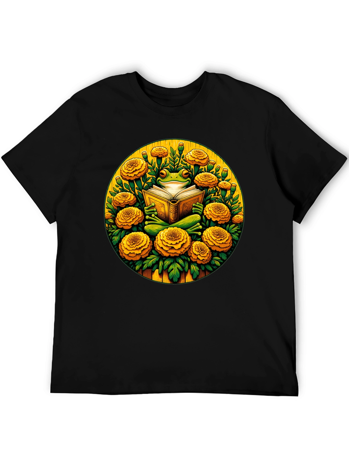 Frog Reader Graphic Tee - Bookworm T-Shirt