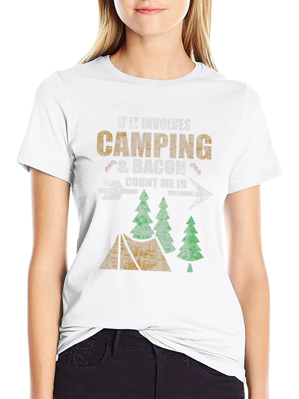 Camping & Bacon T-Shirt