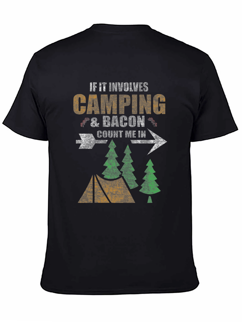 Camping & Bacon T-Shirt