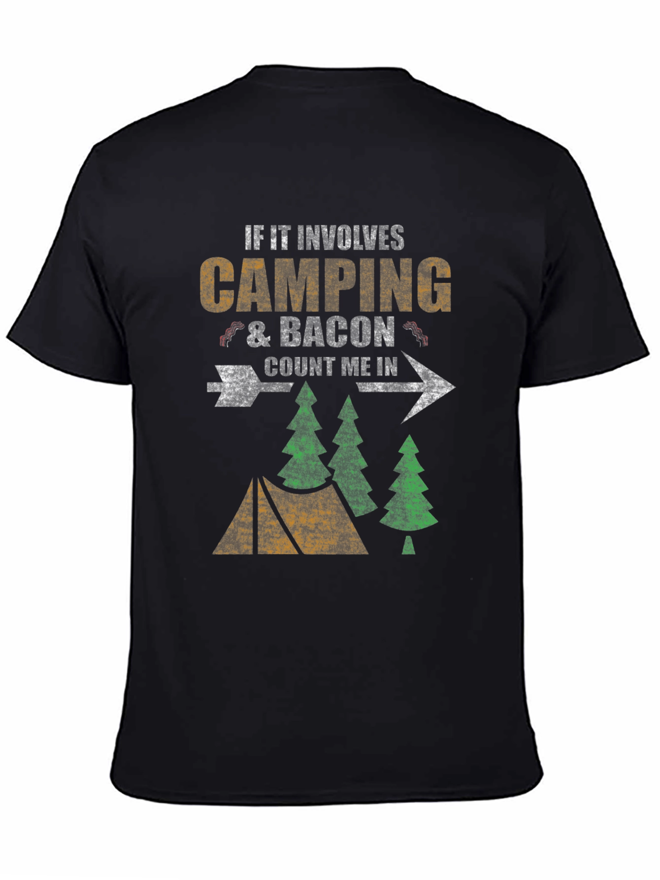 Camping & Bacon T-Shirt