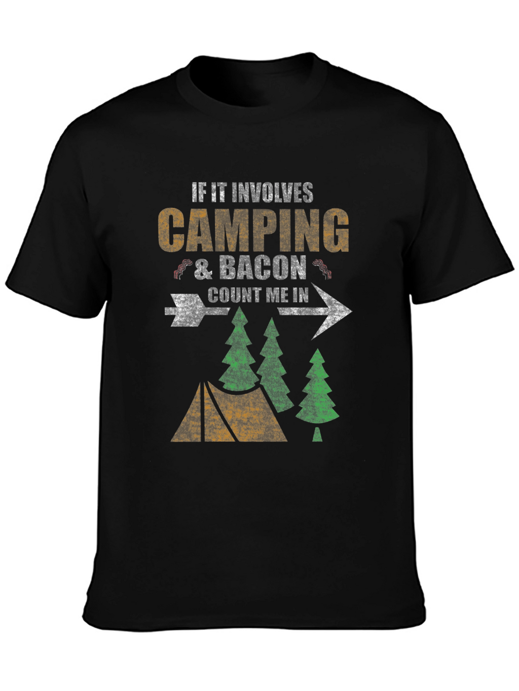 Camping & Bacon T-Shirt
