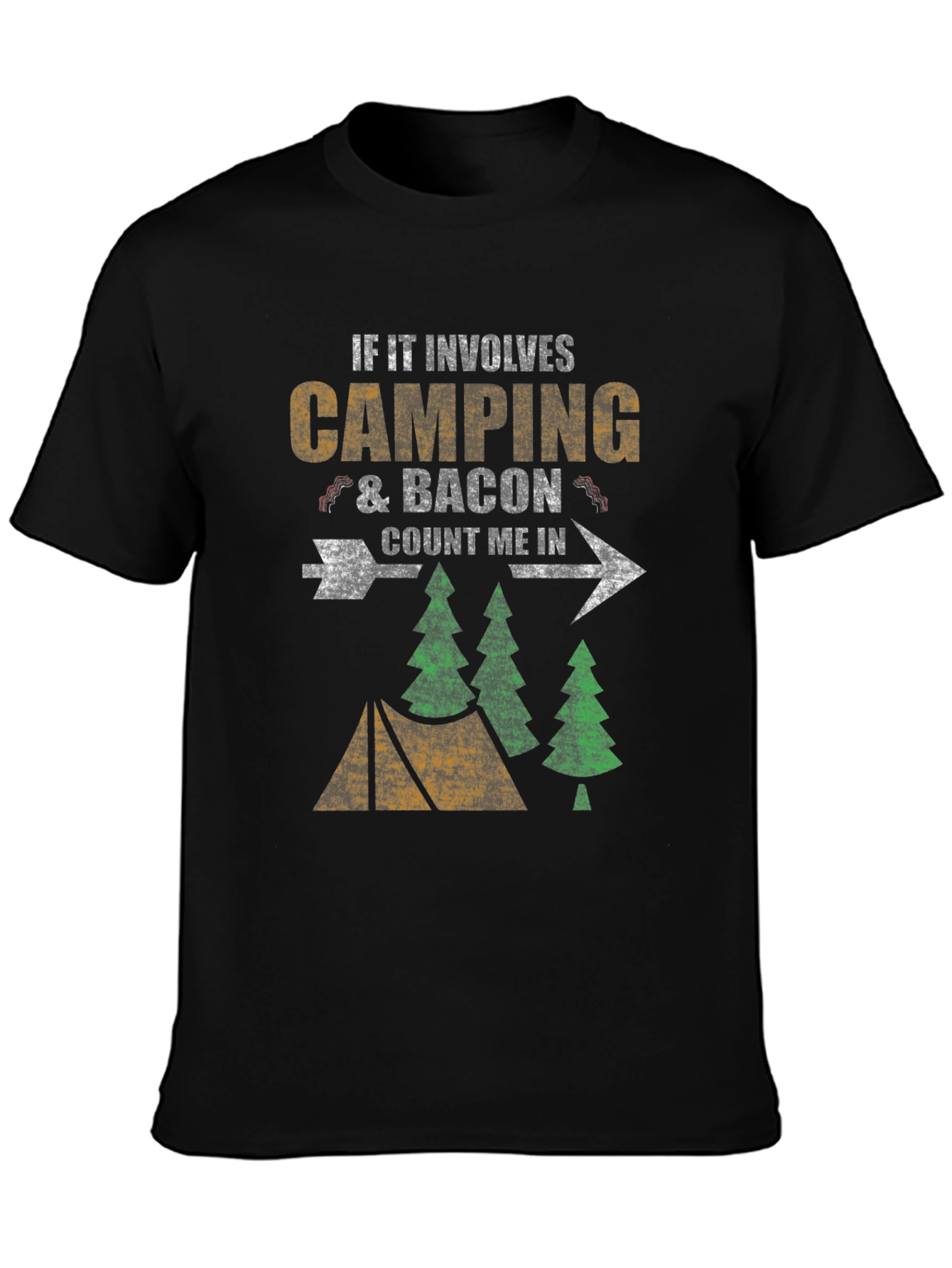 Camping & Bacon T-Shirt