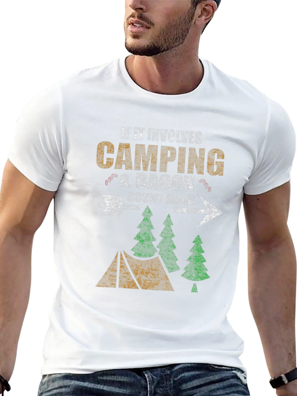 Camping & Bacon T-Shirt
