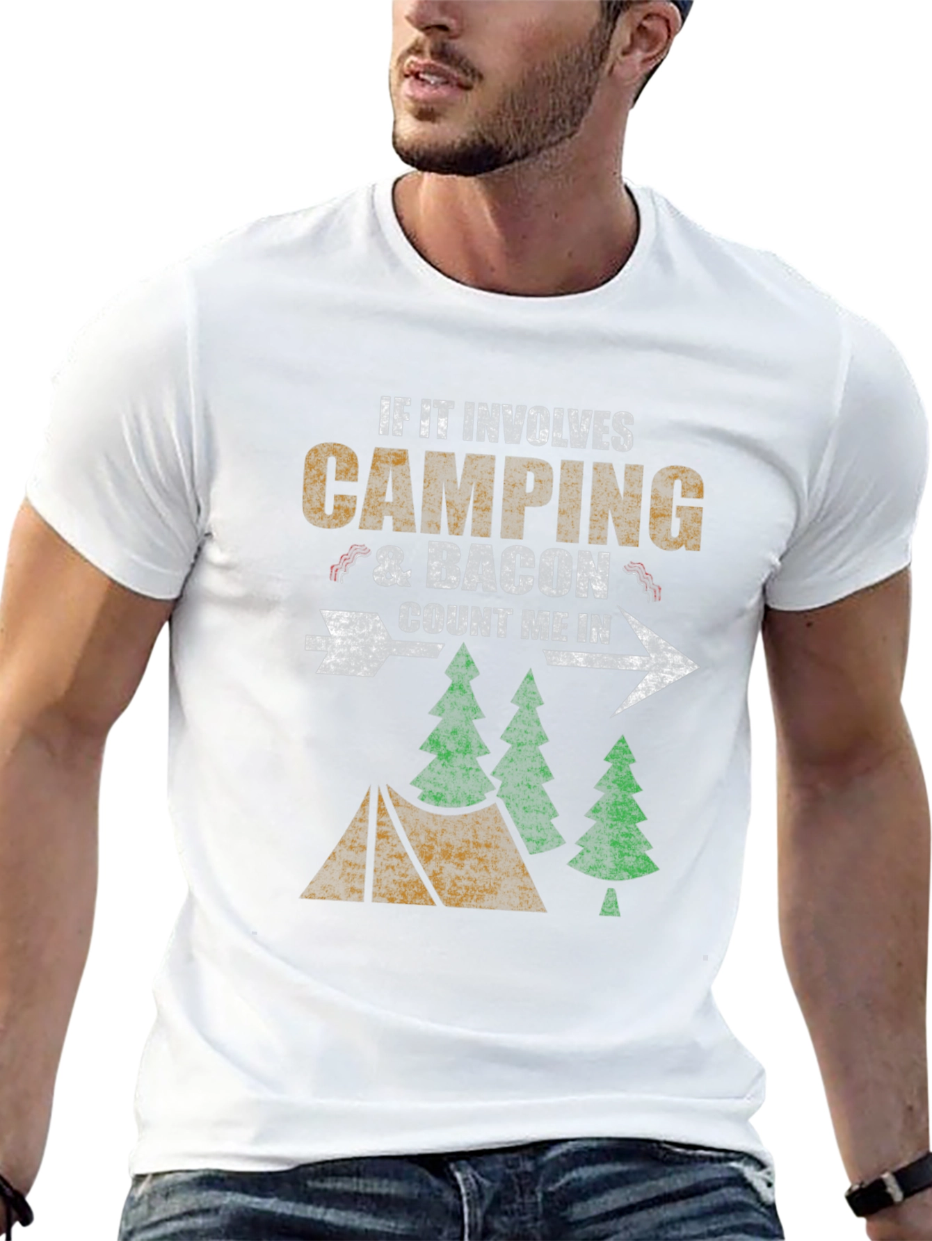 Camping & Bacon T-Shirt