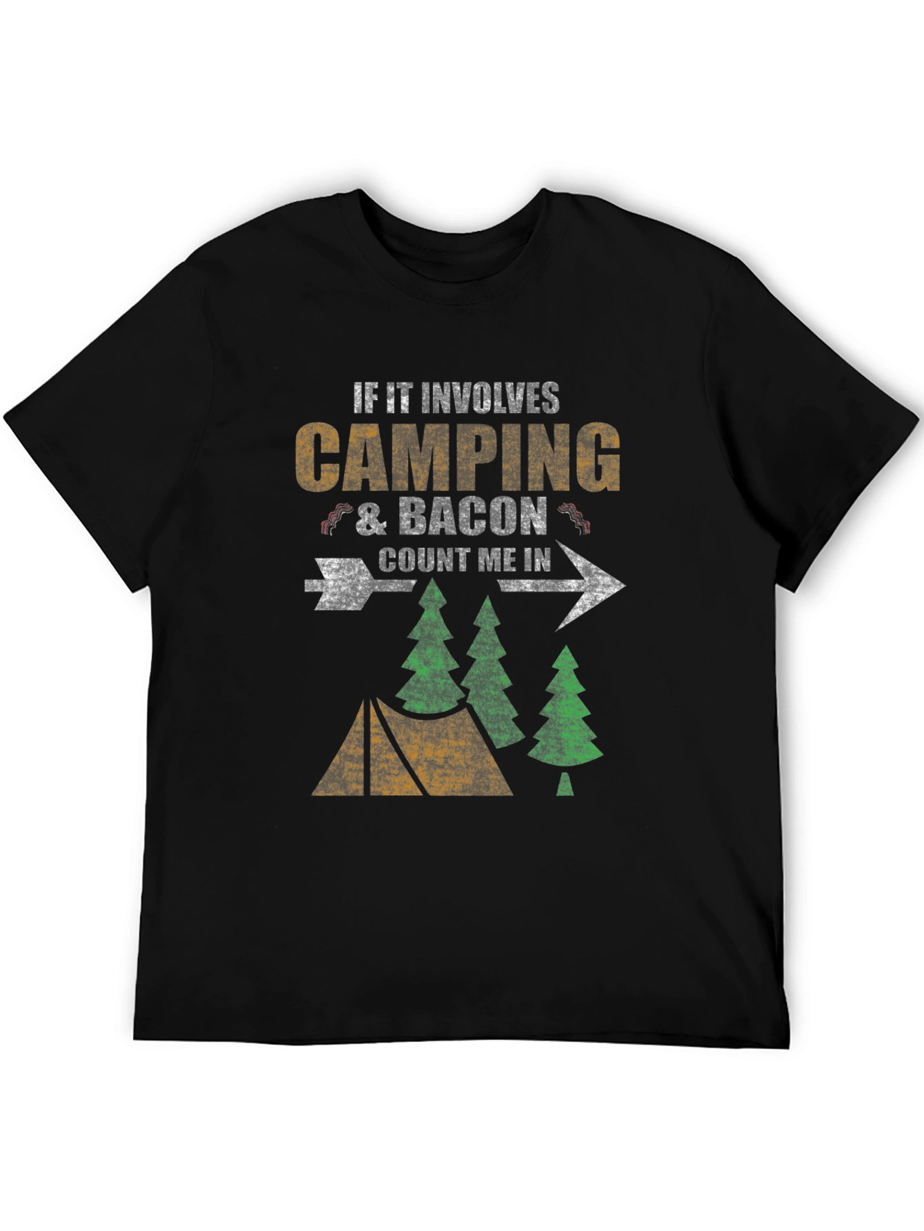 Camping & Bacon T-Shirt