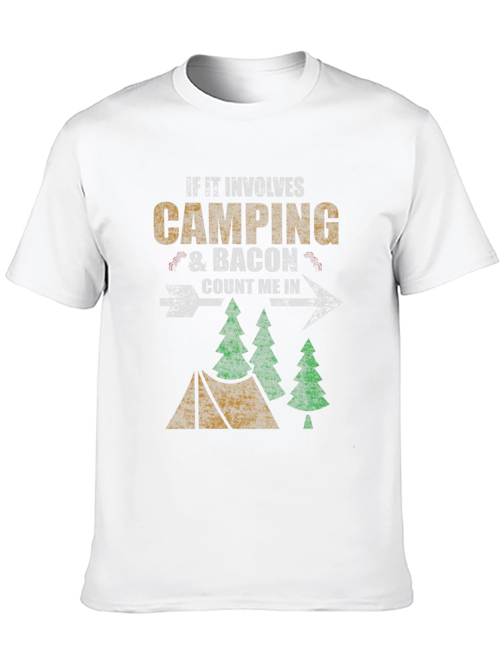 Camping & Bacon T-Shirt