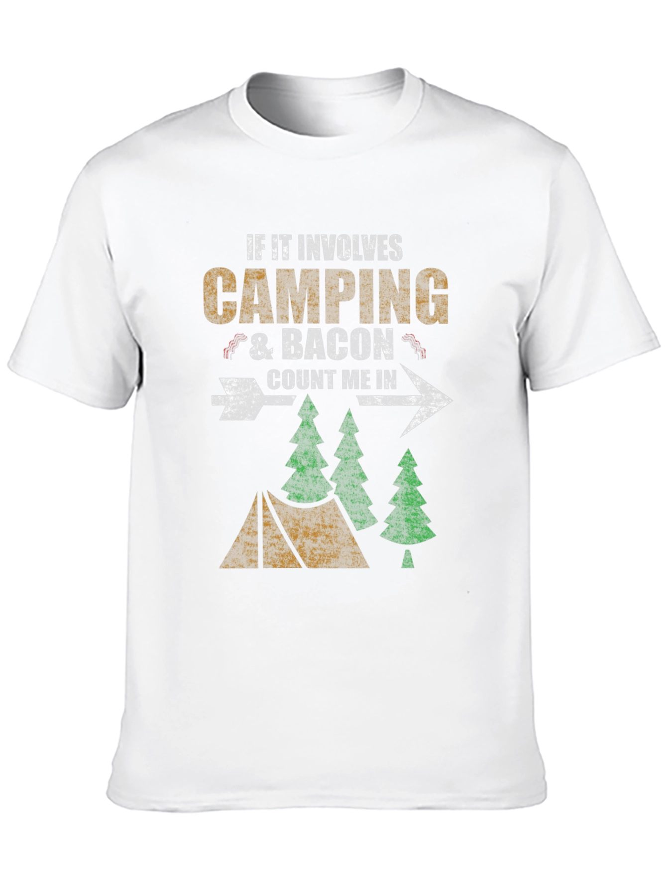 Camping & Bacon T-Shirt
