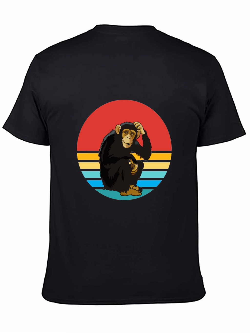 Retro Monkey Graphic Tee - Classic Style