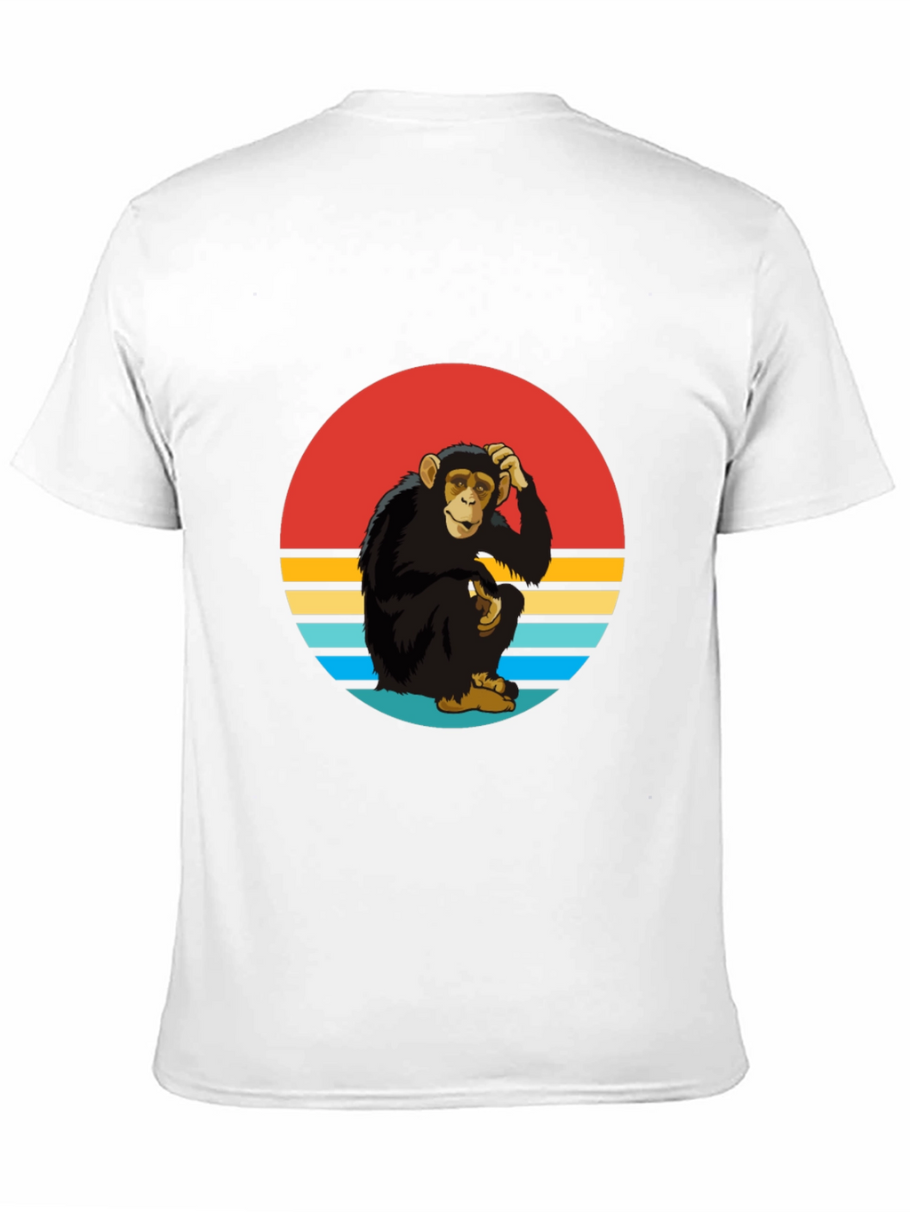 Retro Monkey Graphic Tee - Classic Style