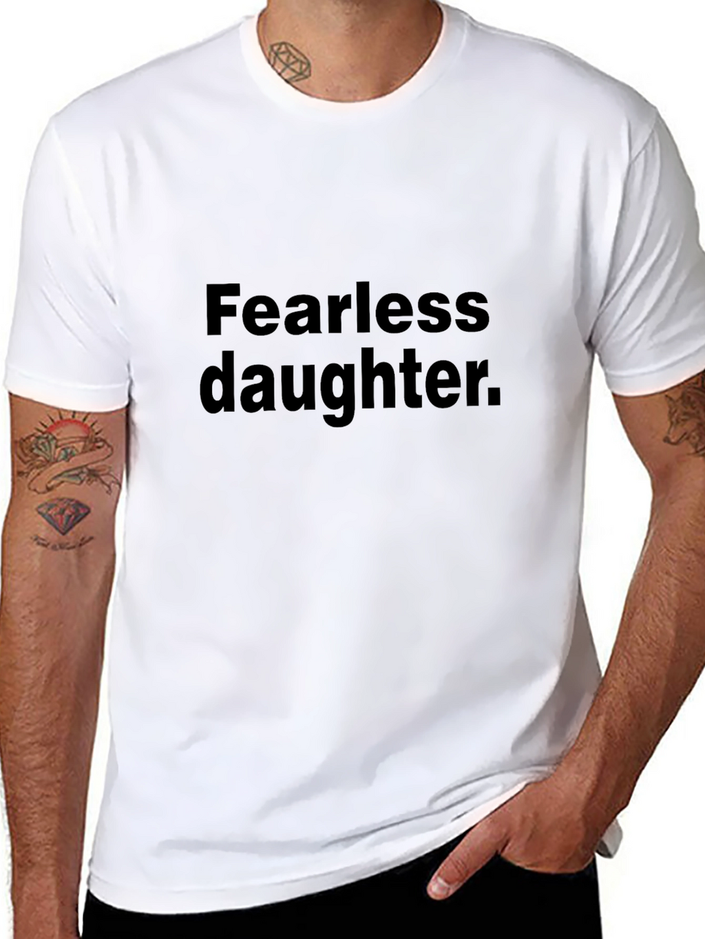 Fearless Daughter Graphic Tee - Bold Statement T-Shirt
