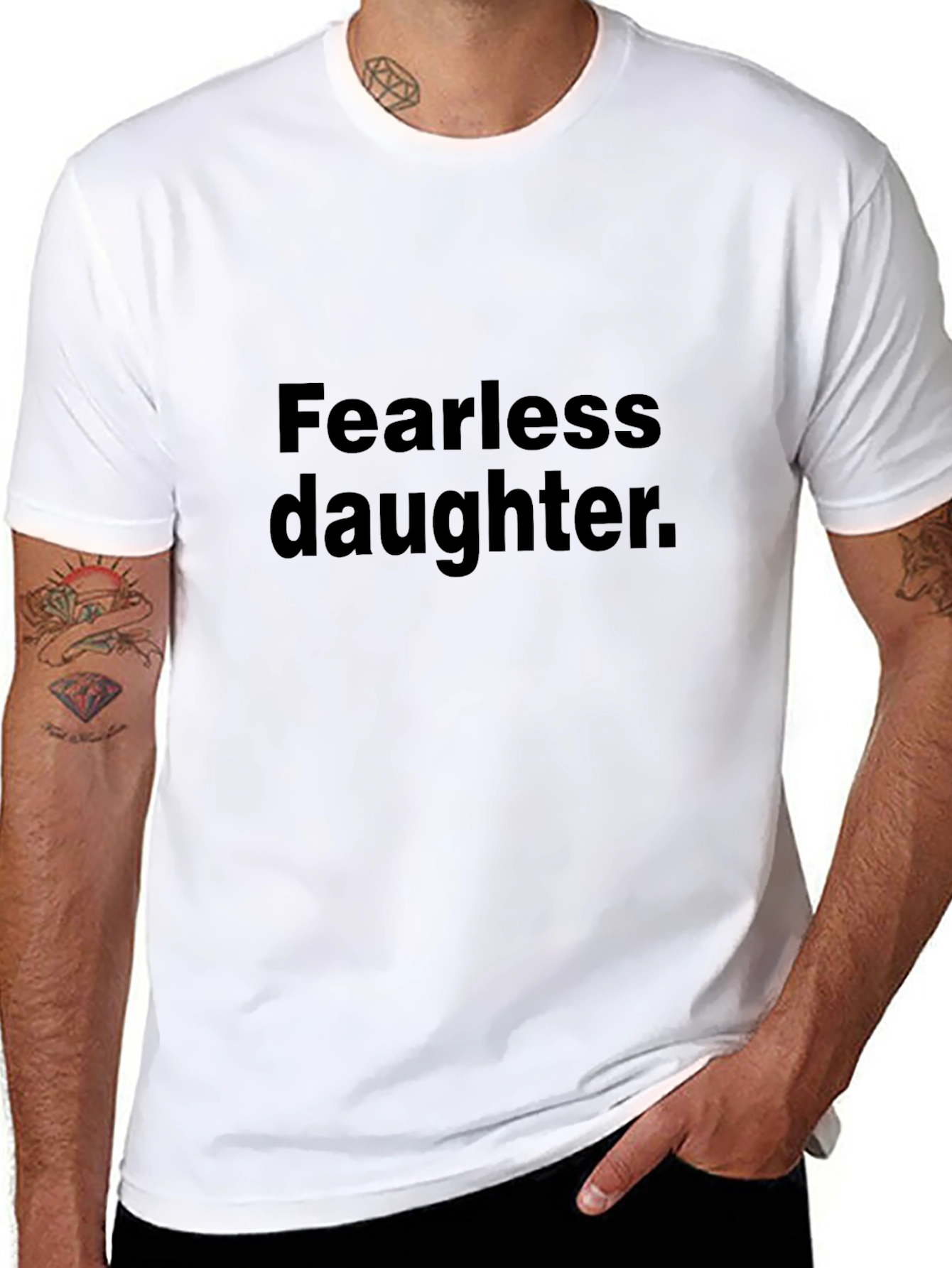 Fearless Daughter Graphic Tee - Bold Statement T-Shirt