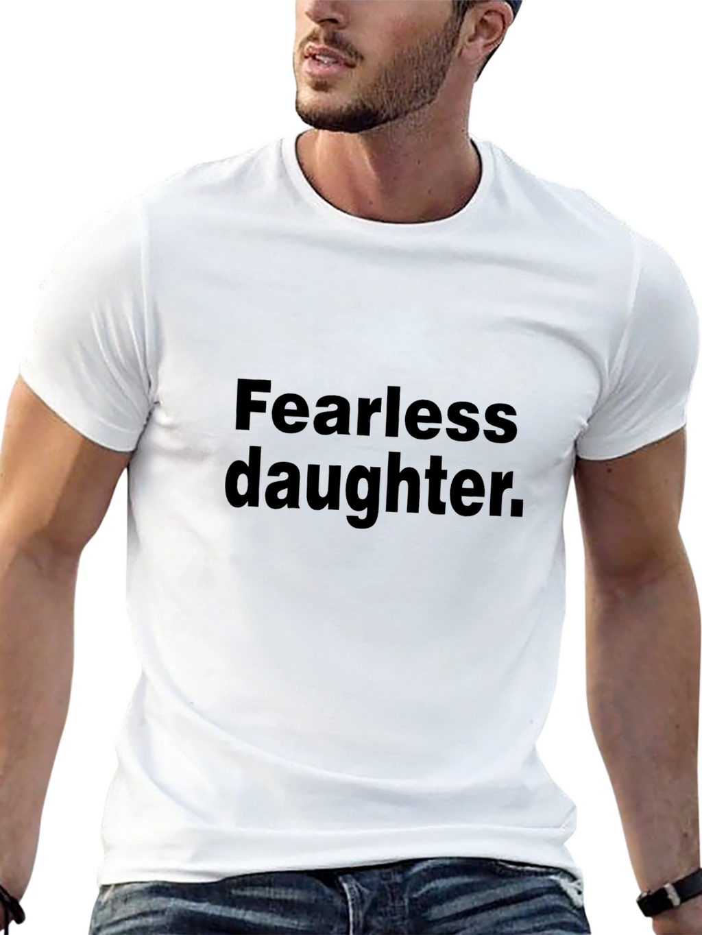 Fearless Daughter Graphic Tee - Bold Statement T-Shirt