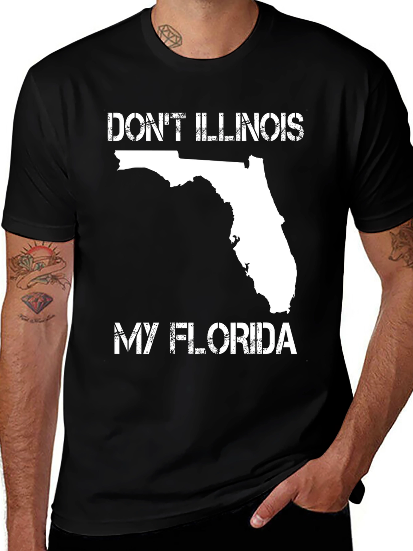 Dont Illinois My Florida Novelty T-Shirt