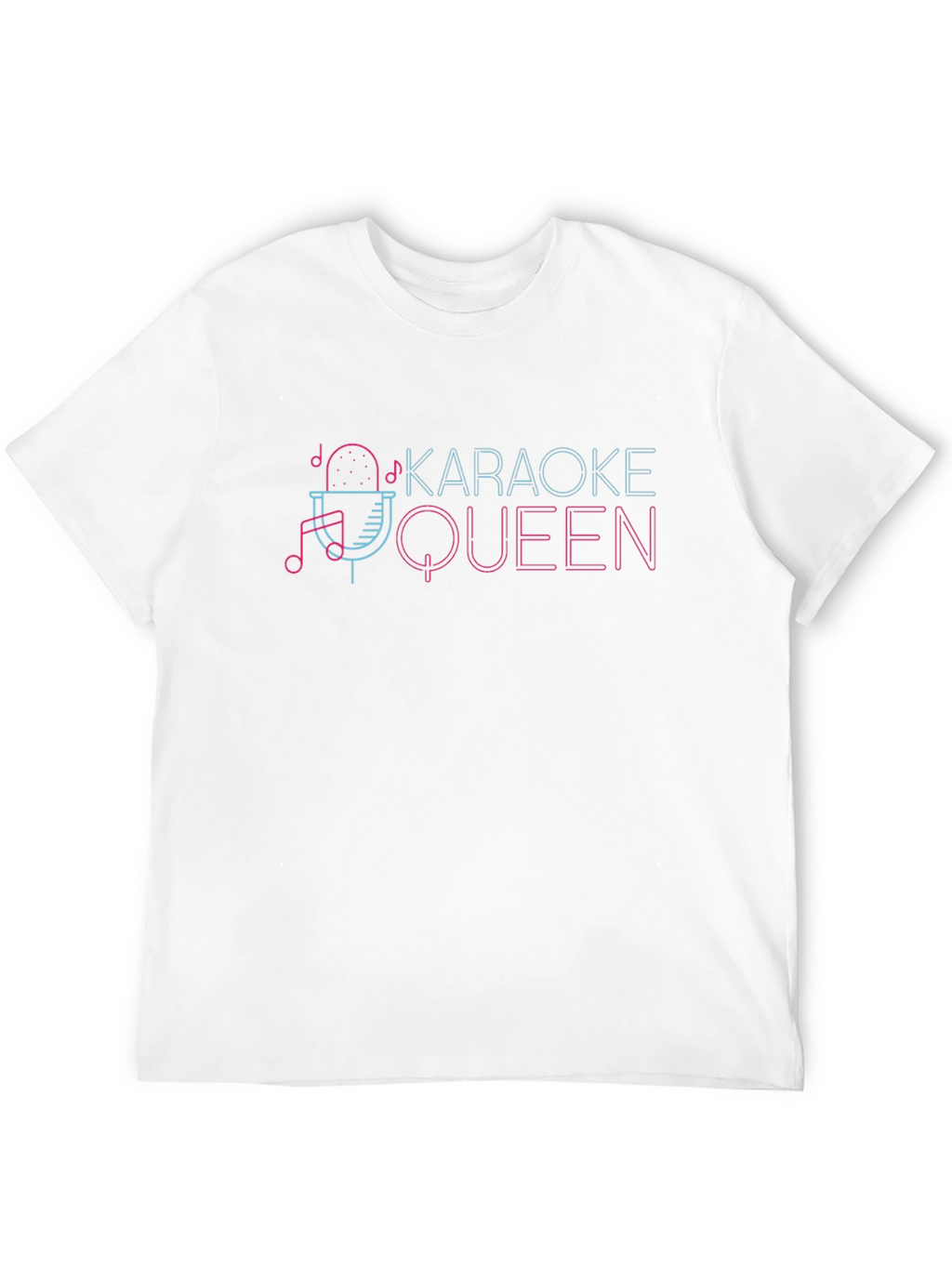 Karaoke Queen Graphic Tee - Music Lover T-Shirt