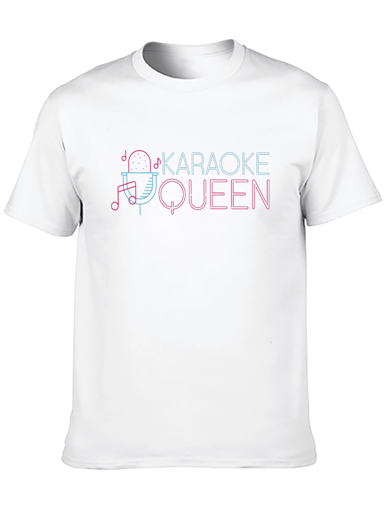Karaoke Queen Graphic Tee - Music Lover T-Shirt