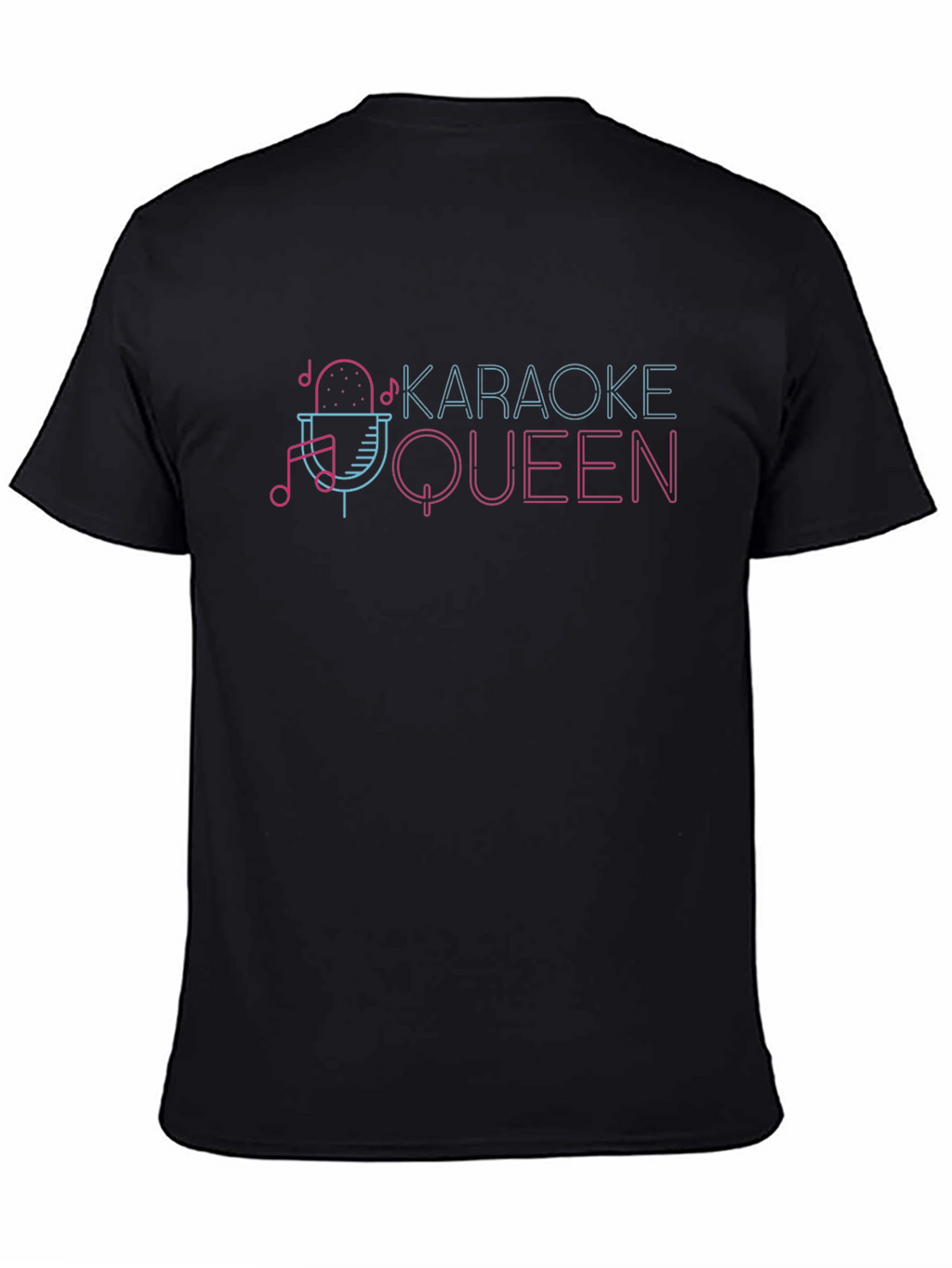 Karaoke Queen Graphic Tee - Music Lover T-Shirt