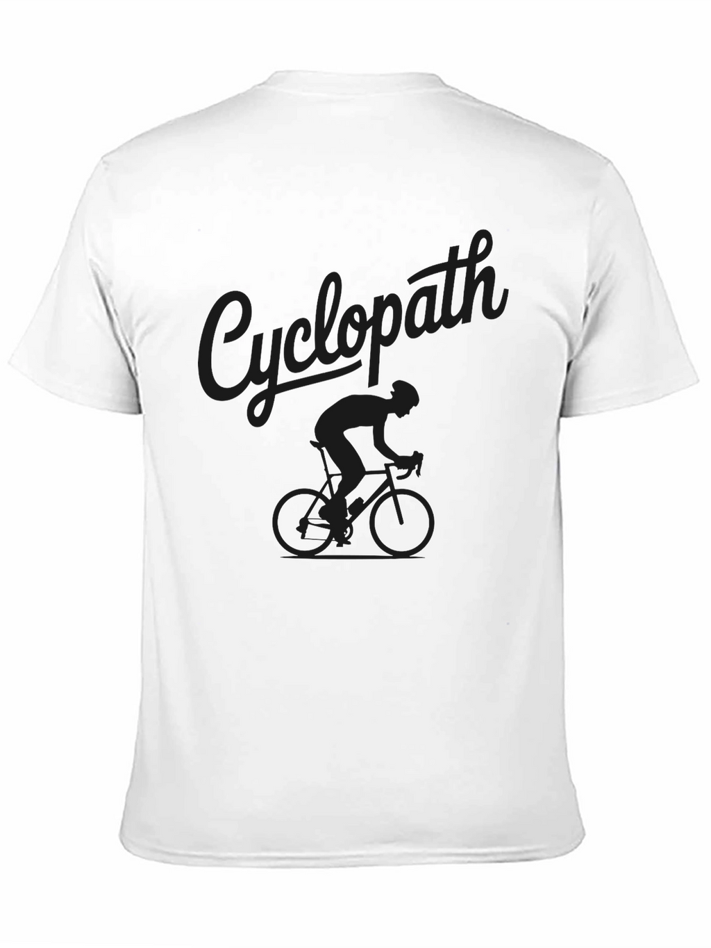 Cyclopath Black Graphic Tee - Cycling Enthusiast T-Shirt