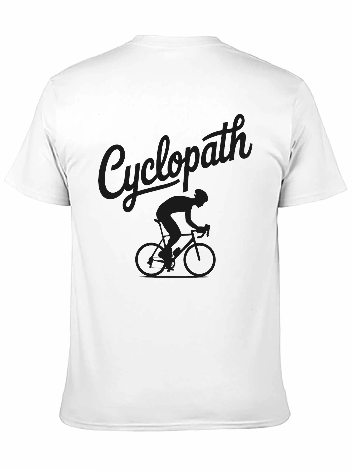 Cyclopath Black Graphic Tee - Cycling Enthusiast T-Shirt