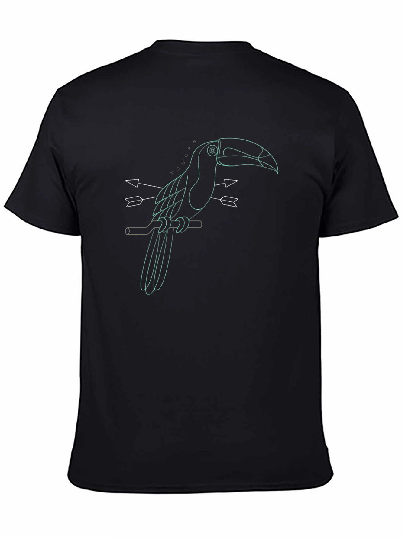 Black Toucan Arrow Graphic Tee