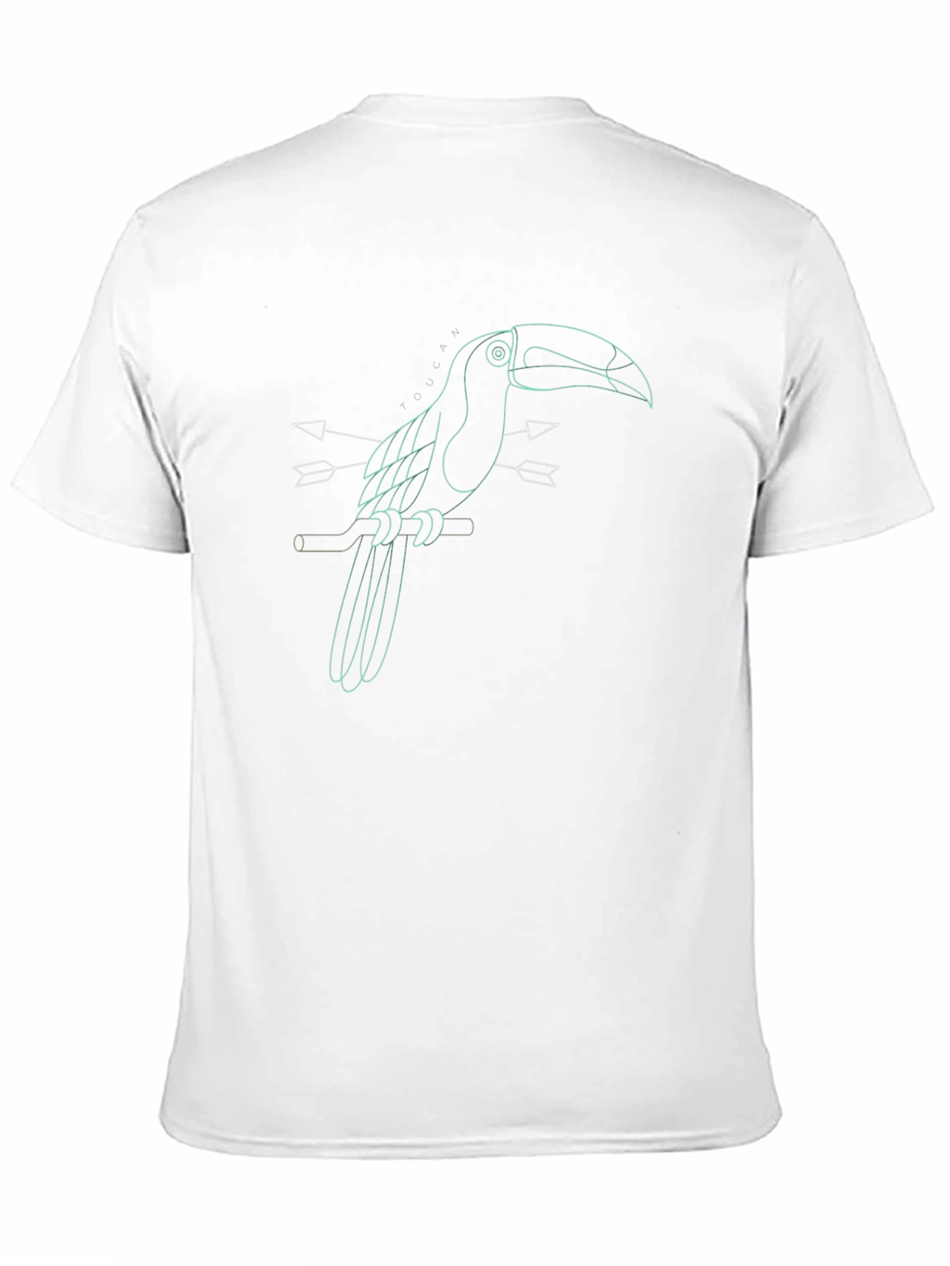 Black Toucan Arrow Graphic Tee