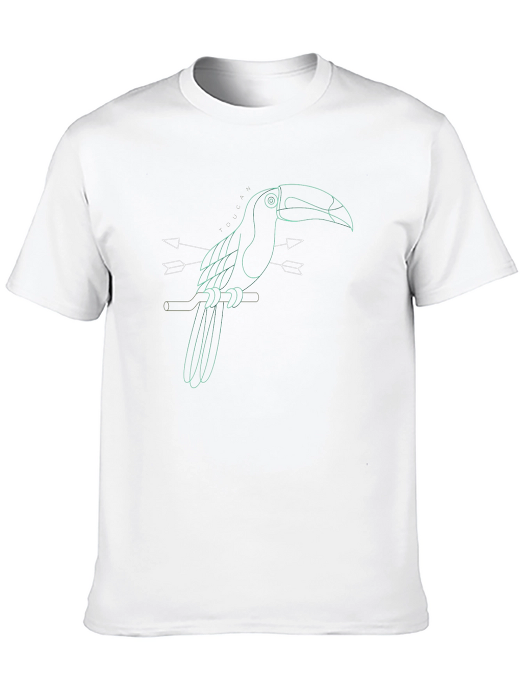 Black Toucan Arrow Graphic Tee