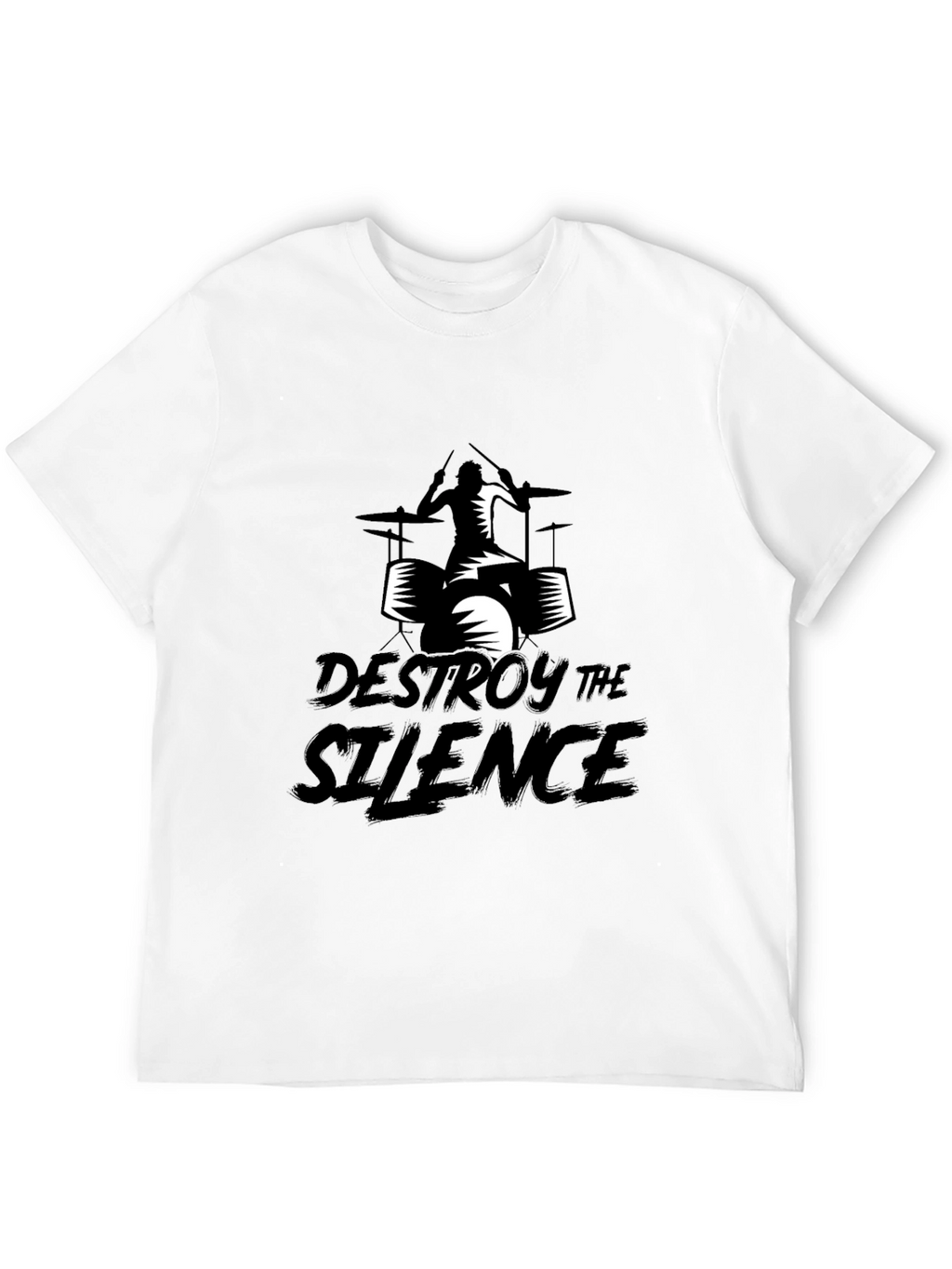 Destroy the Silence Graphic Tee - Black