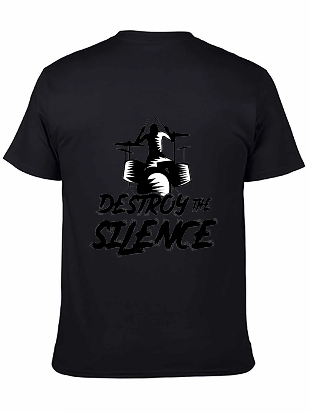 Destroy the Silence Graphic Tee - Black