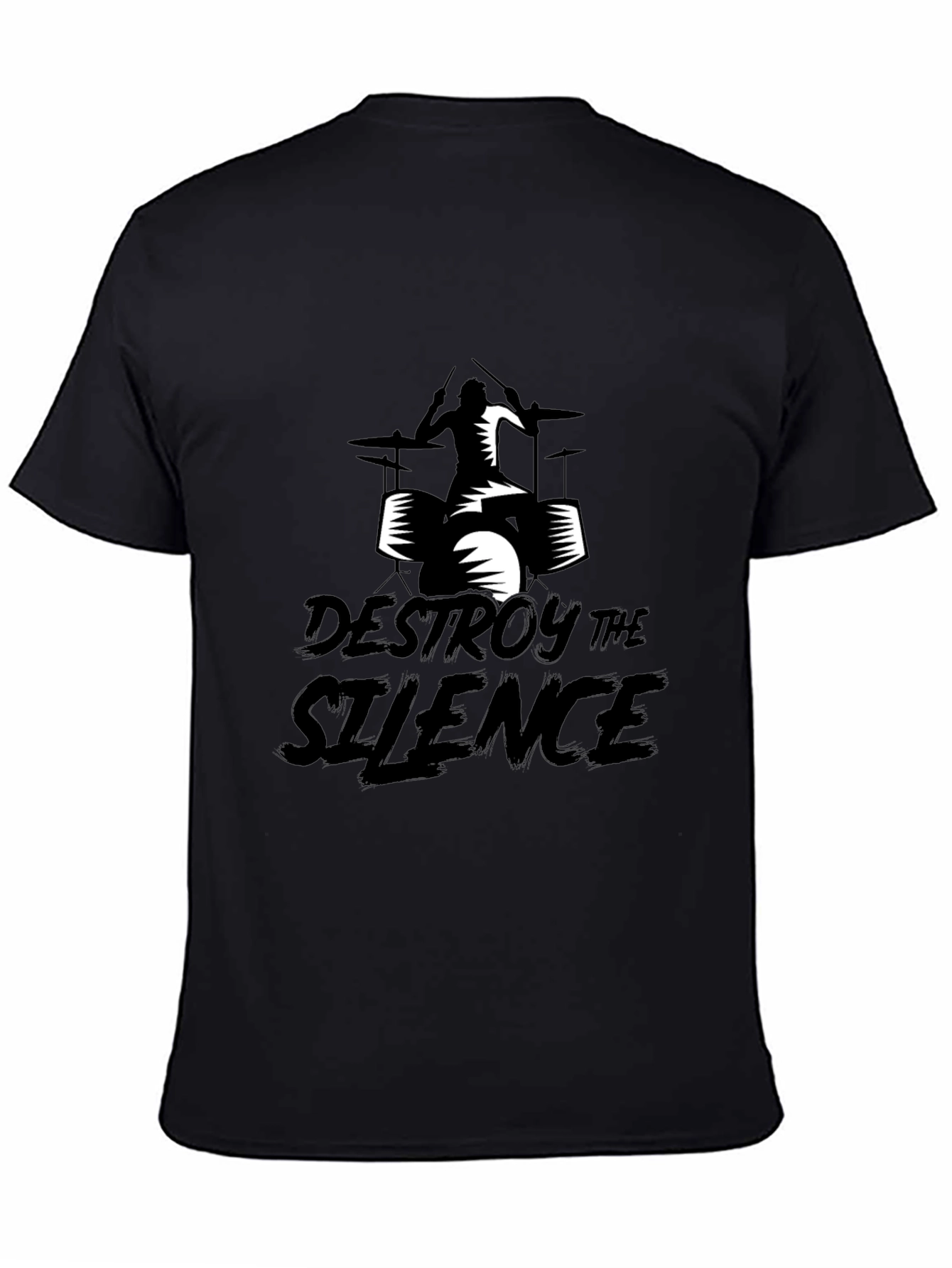 Destroy the Silence Graphic Tee - Black