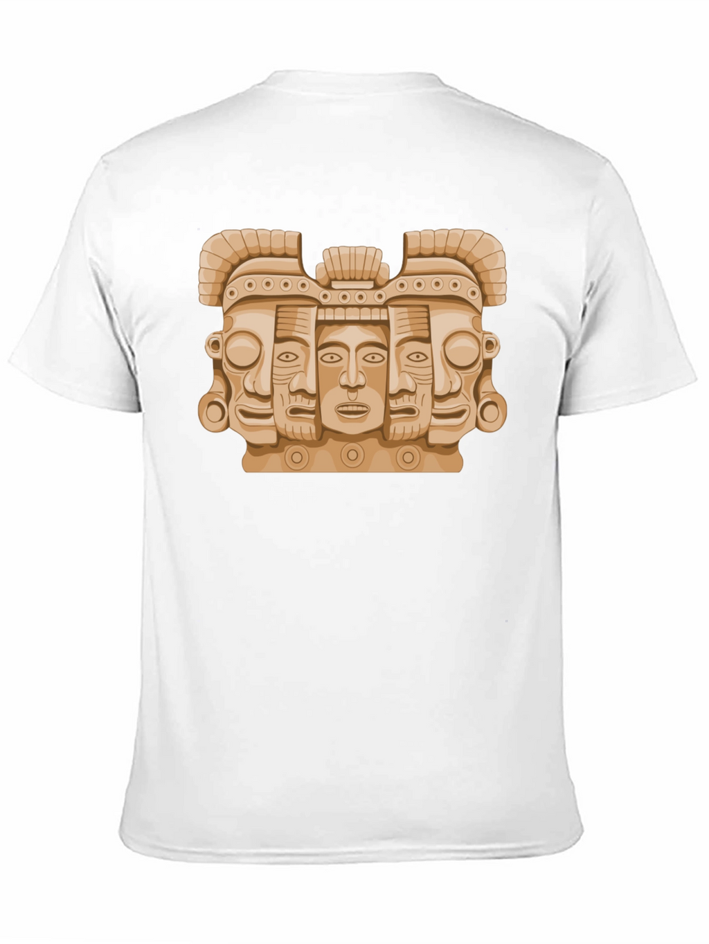 Aztec Art Graphic Tee - Stylish Mens Black T-Shirt