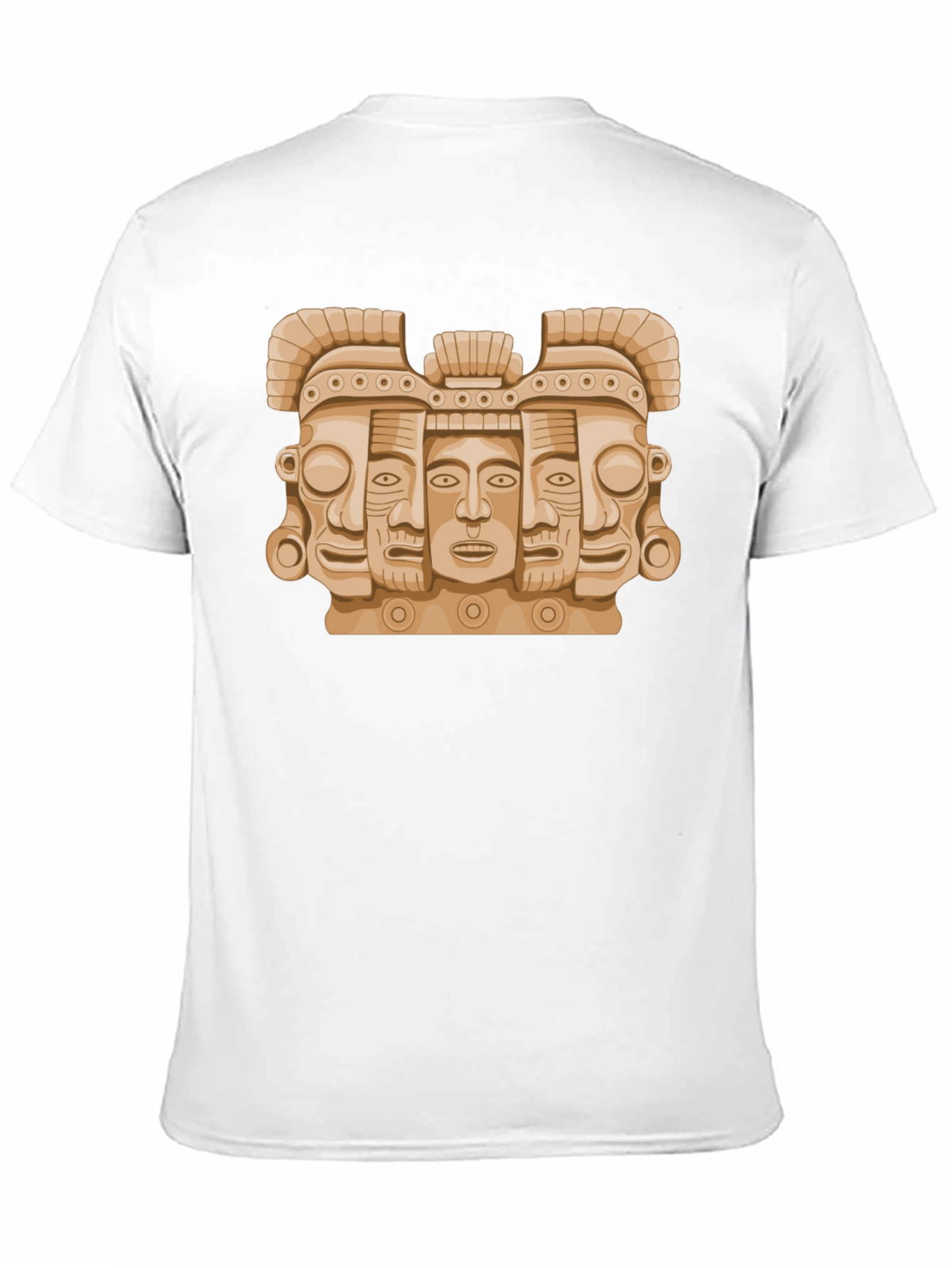 Aztec Art Graphic Tee - Stylish Mens Black T-Shirt