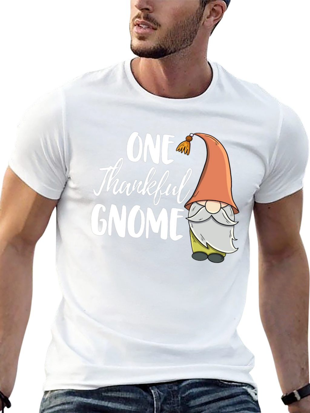 One Thankful Gnome Graphic Tee