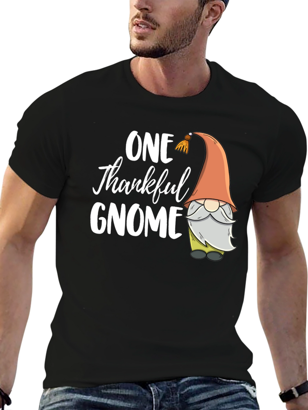 One Thankful Gnome Graphic Tee