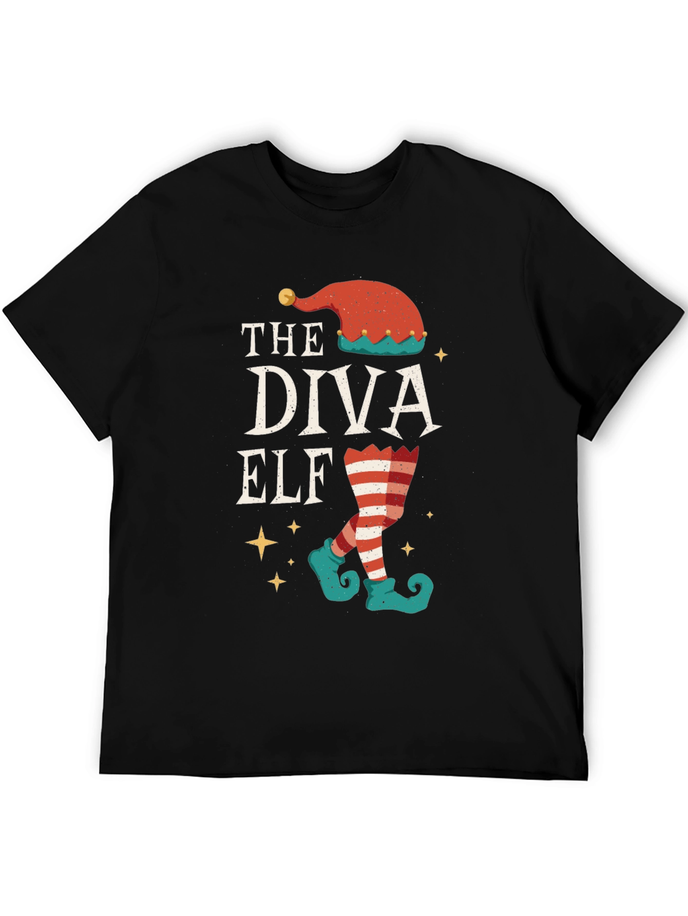 The Diva Elf Christmas T-Shirt