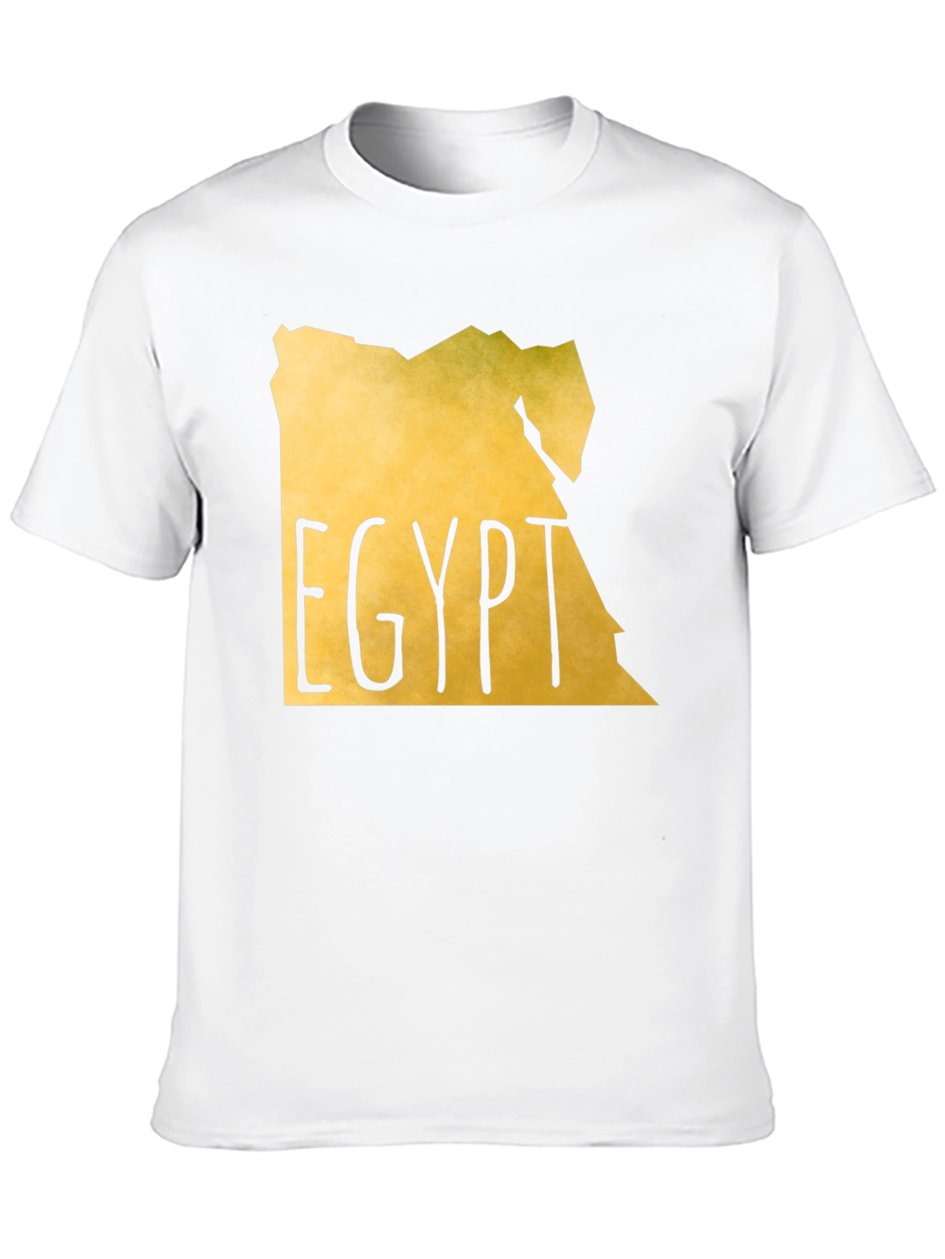 Egypt Map T-Shirt - Black Cotton Graphic Tee