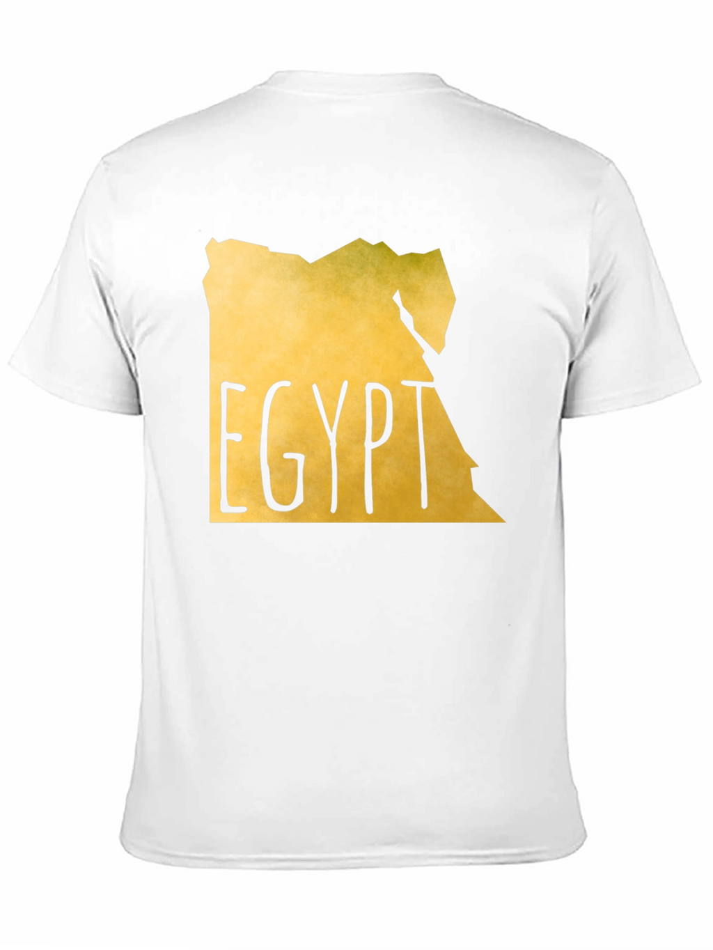Egypt Map T-Shirt - Black Cotton Graphic Tee